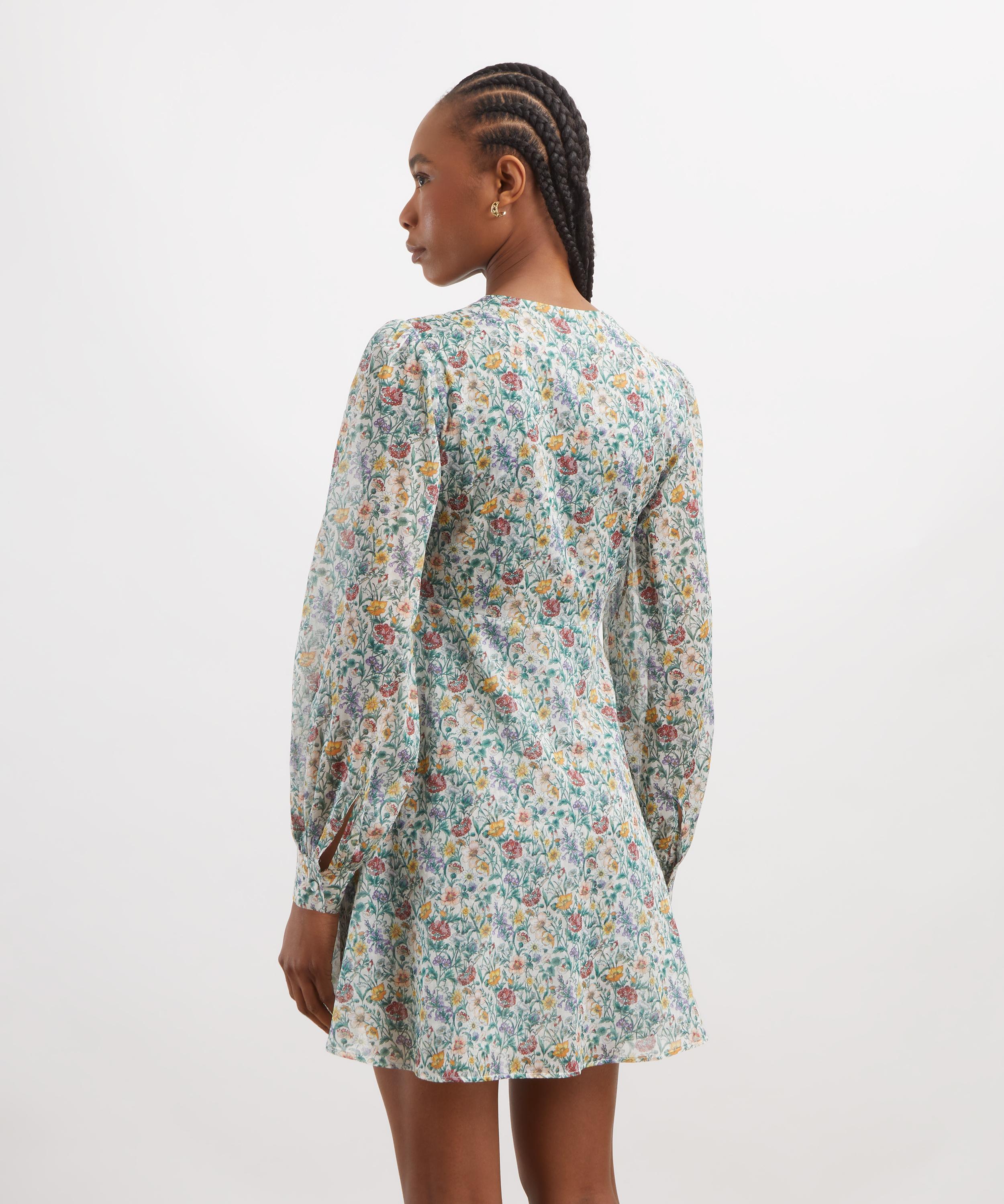 Liberty - Rachel Meadow Soir&eacute;e Cotton Mini Dress&nbsp; image number 3