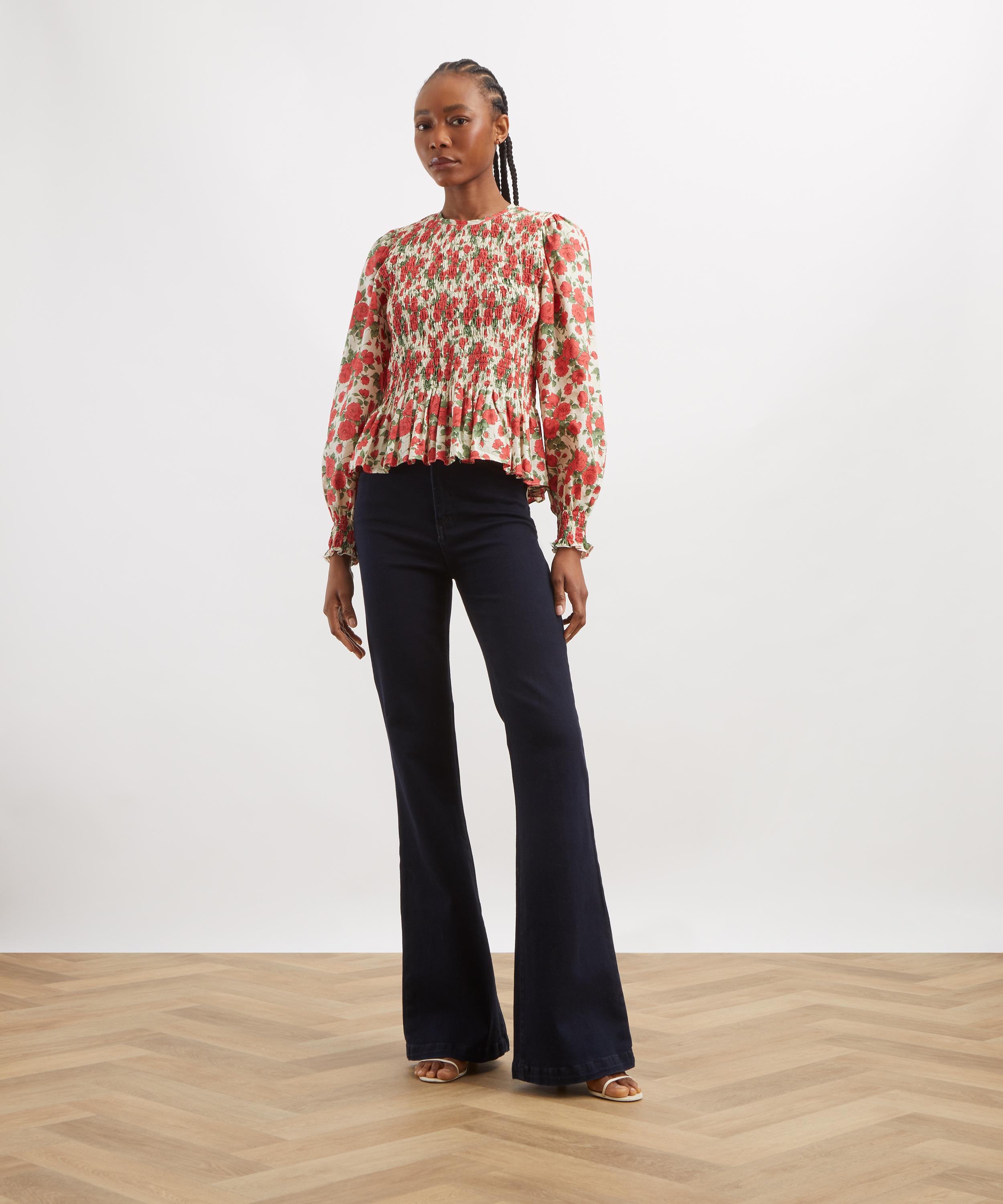 Liberty - Carline Rose Smock Blouse image number 1