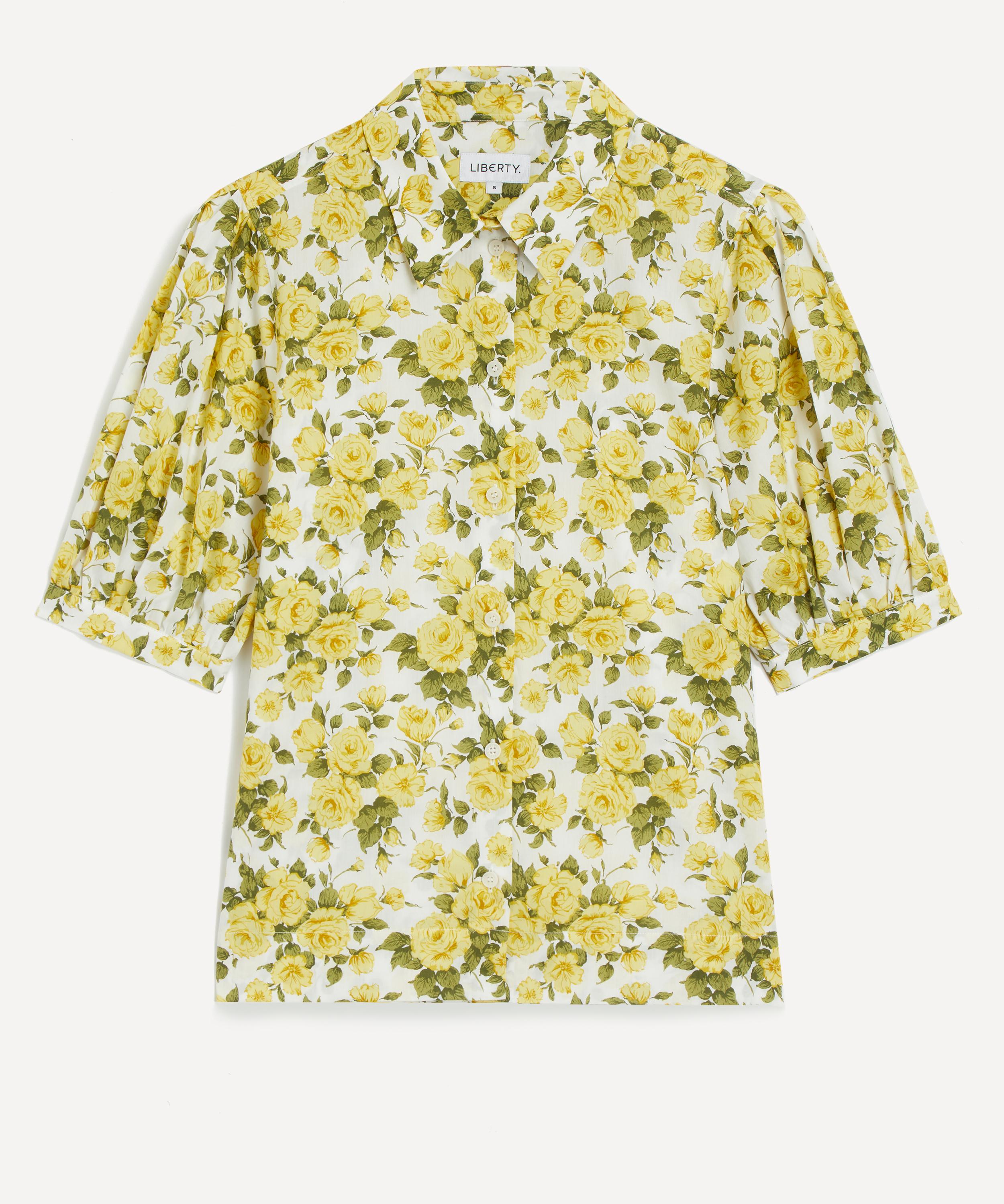 Liberty - Carline Rose Puff Sleeve Shirt