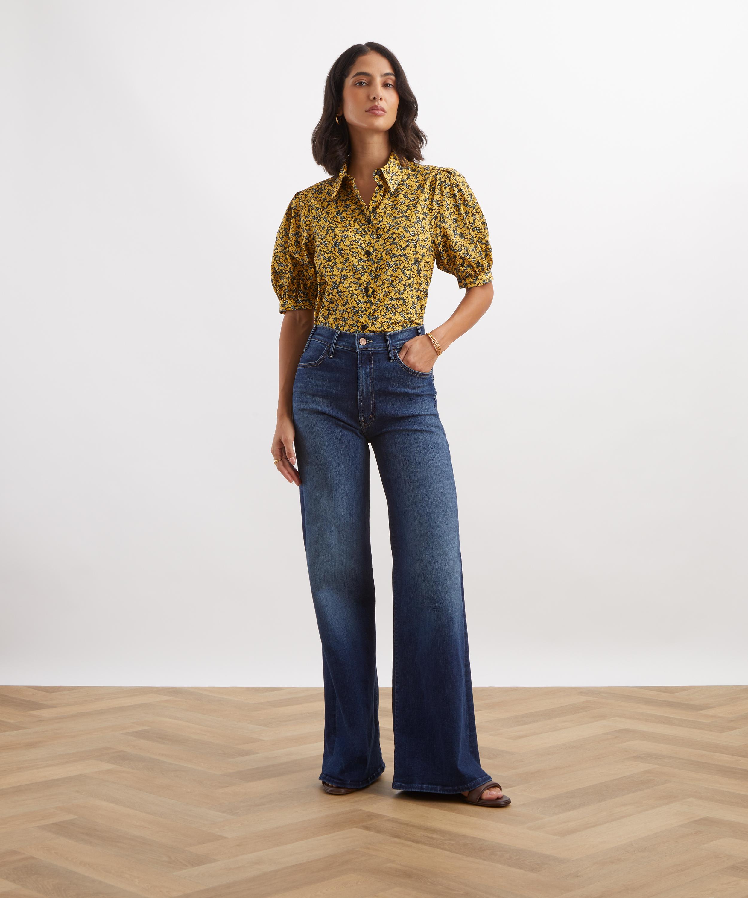 Liberty - Star Anise Puff-Sleeve Shirt&nbsp; image number 1