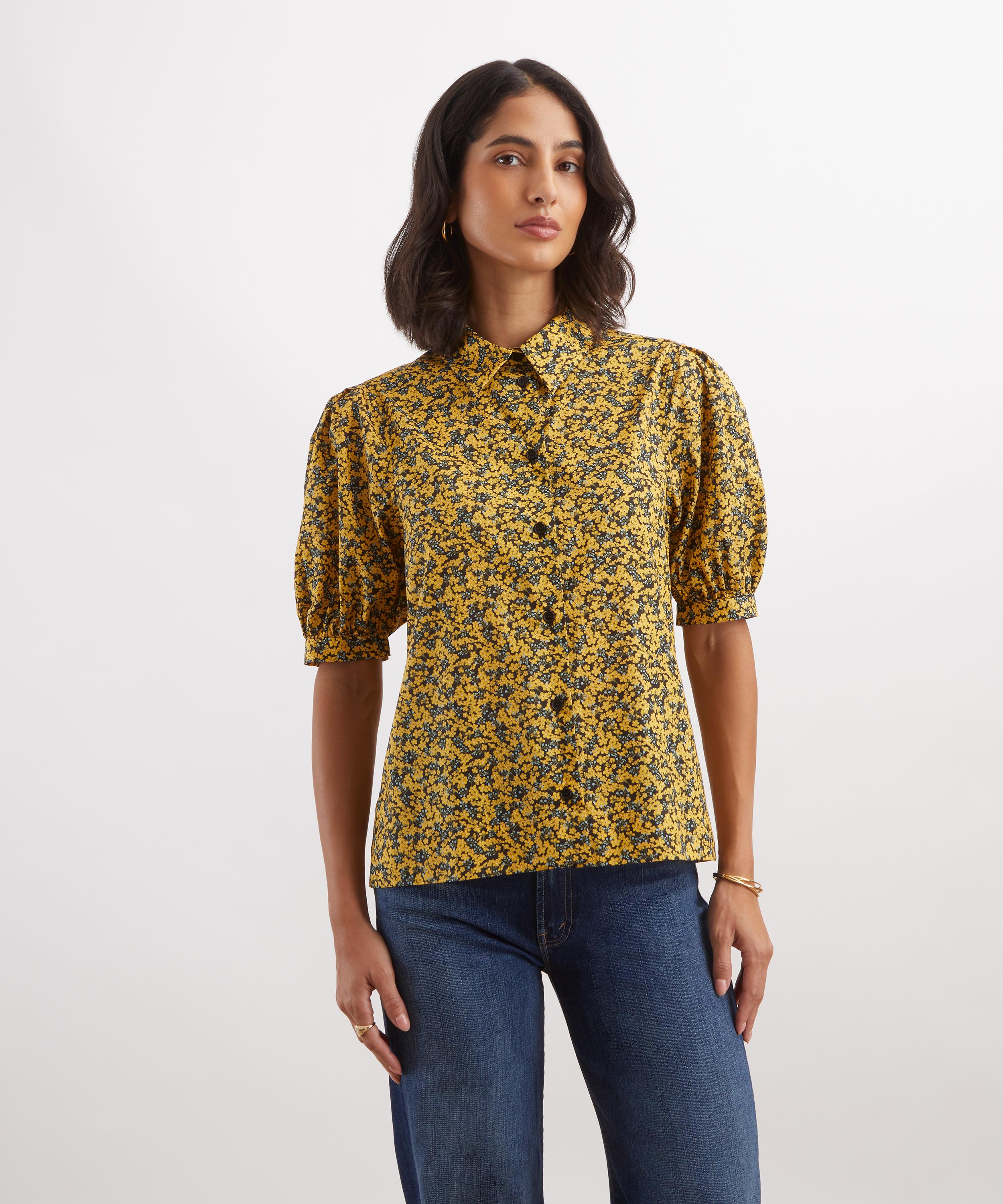 Liberty - Star Anise Puff-Sleeve Shirt&nbsp; image number 2