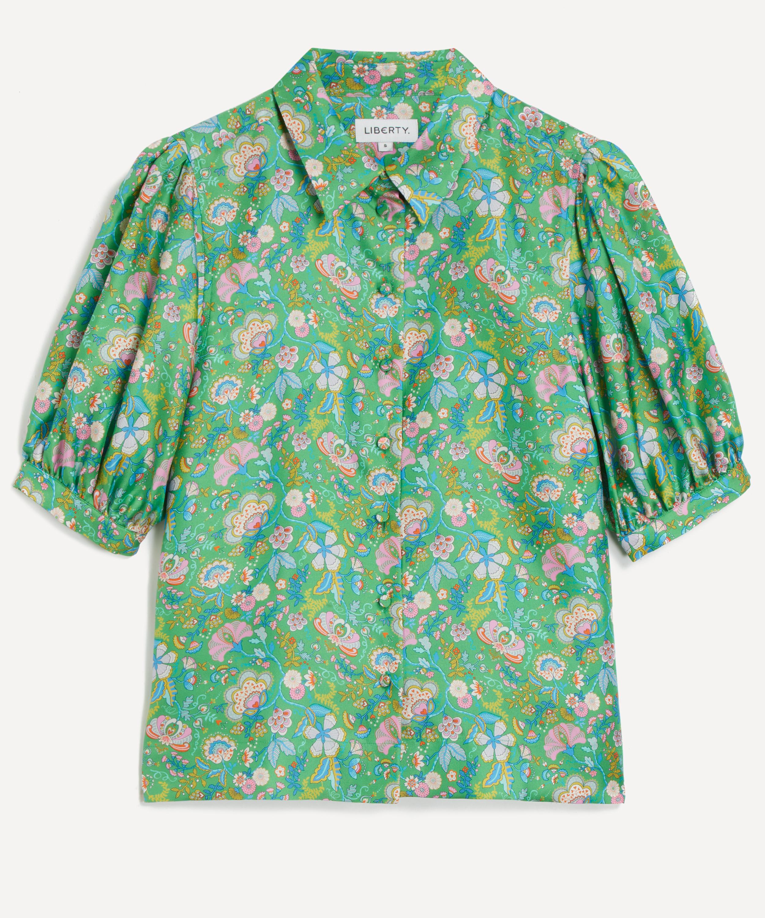 Liberty - Mabelle Hall Silk Puff-Sleeve Shirt&nbsp;