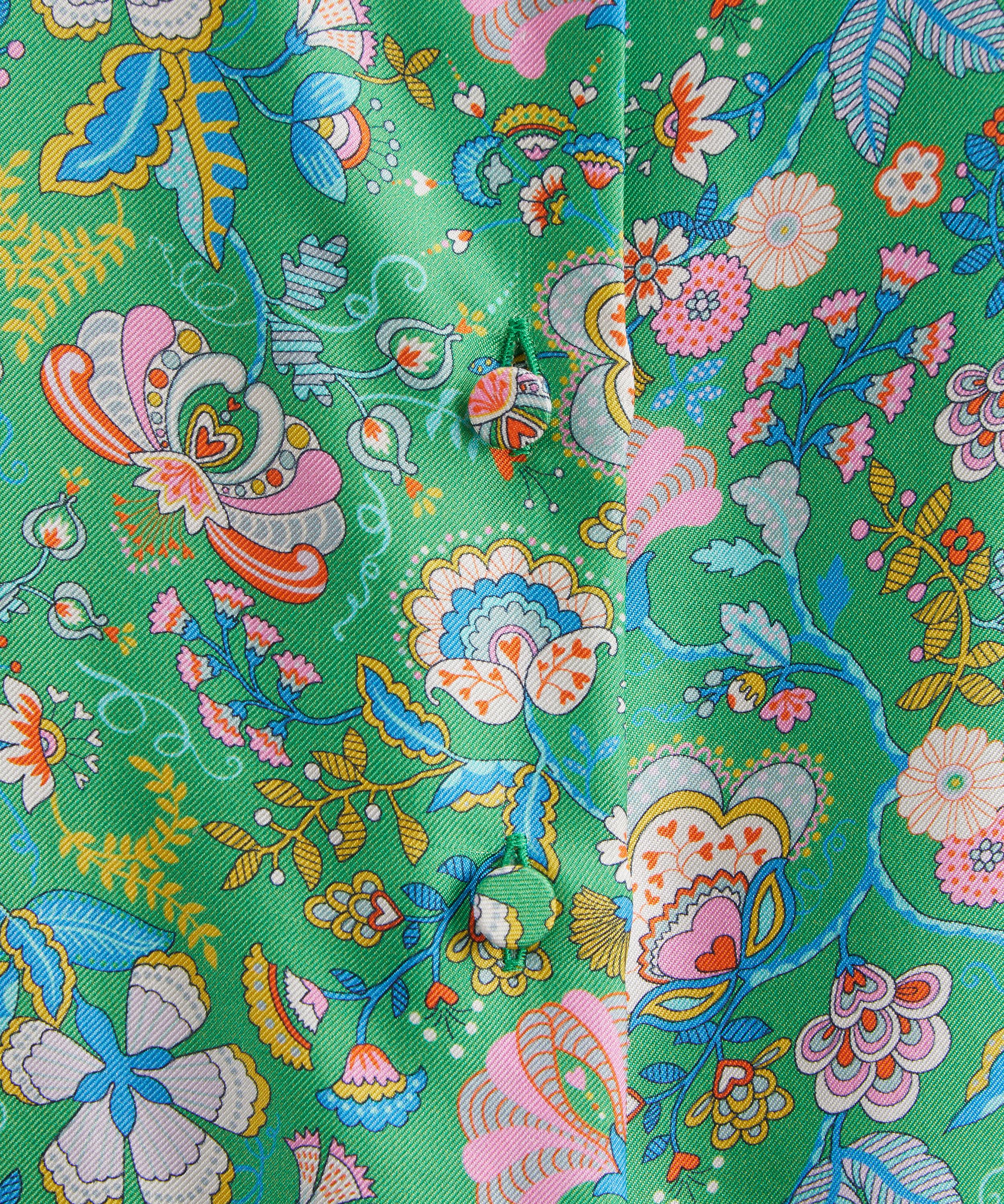 Liberty - Mabelle Hall Silk Puff-Sleeve Shirt&nbsp; image number 4