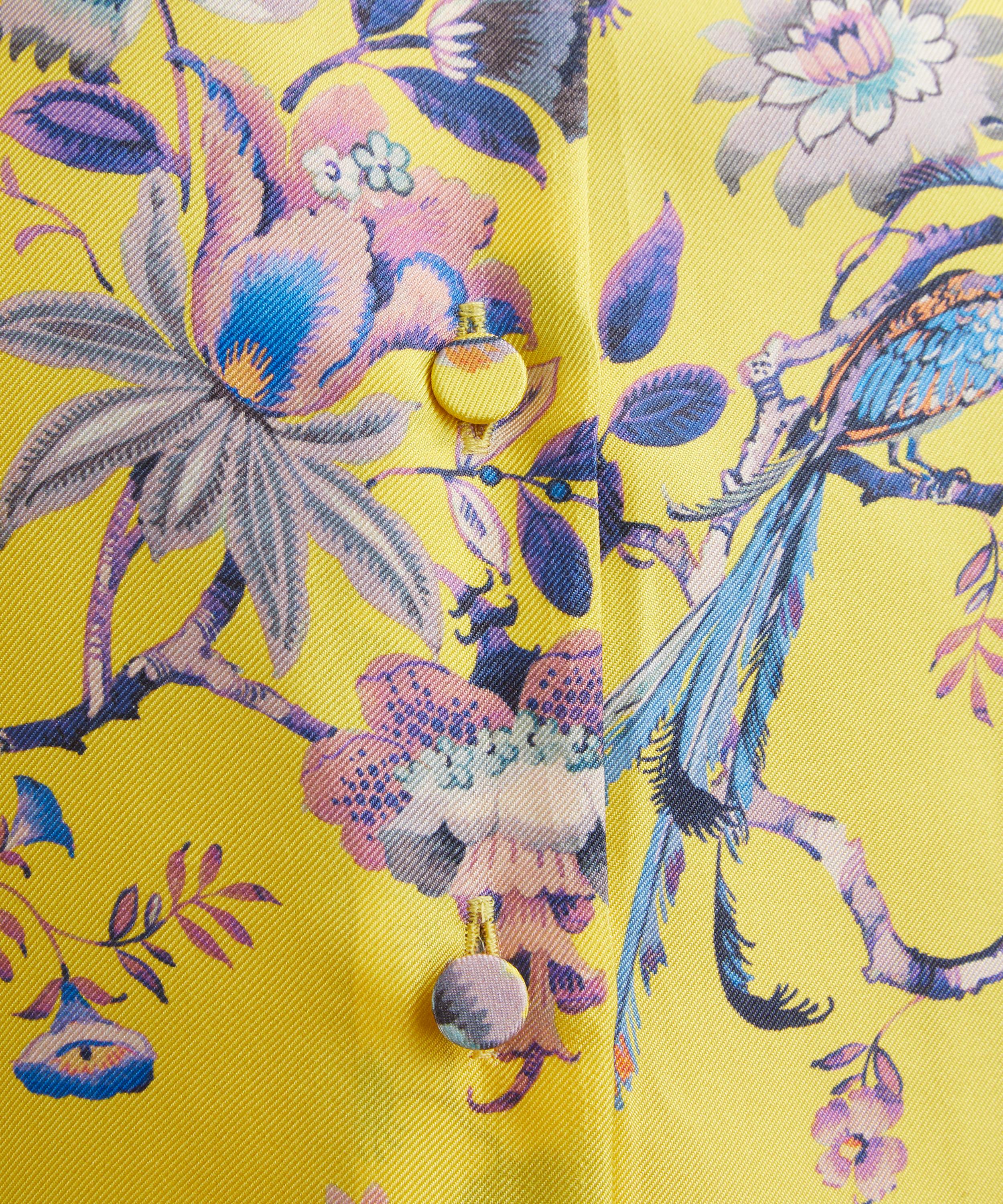 Liberty - Jannah Silk Puff-Sleeve Shirt&nbsp; image number 4