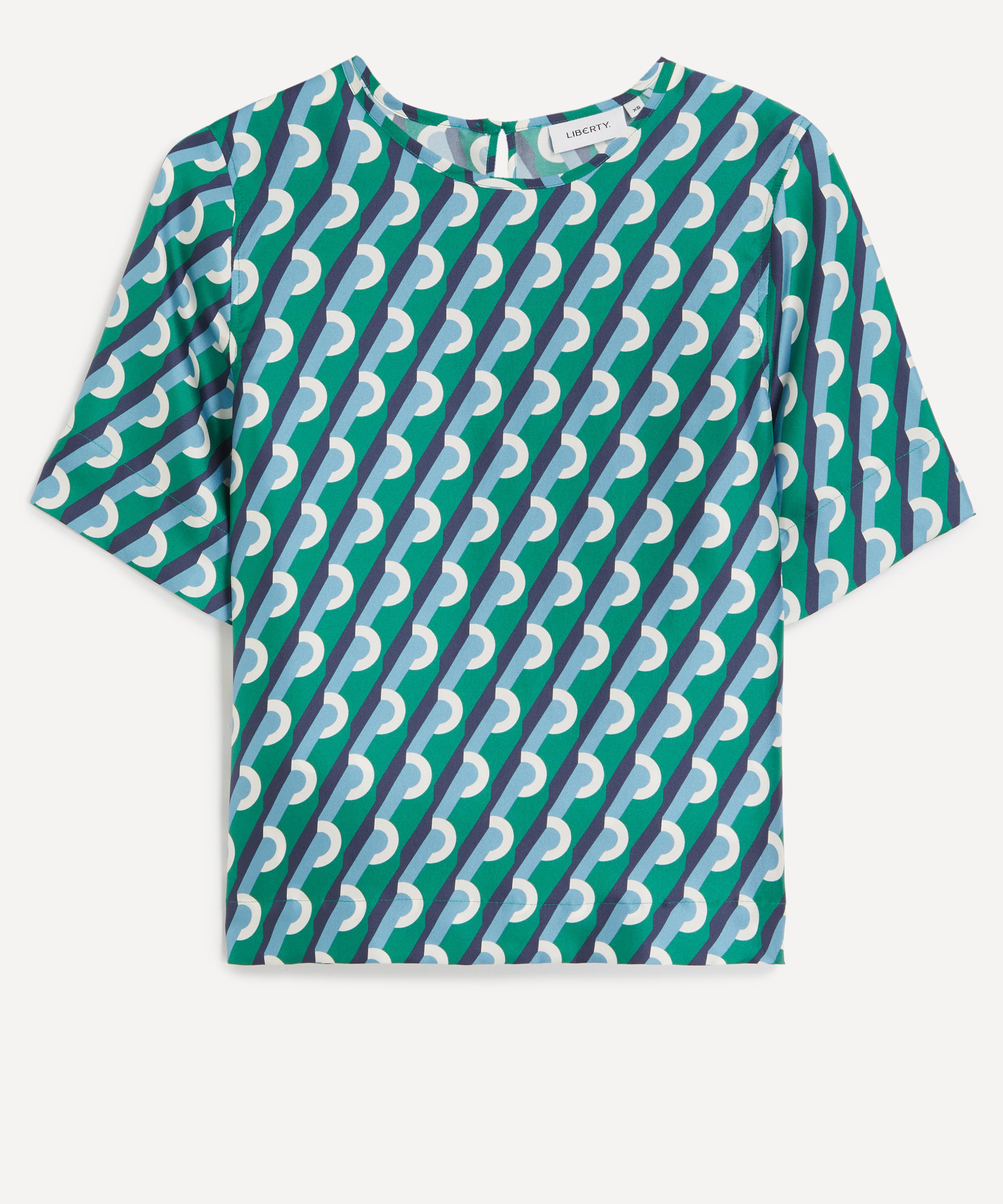 Liberty - Orbella Geo Silk Top