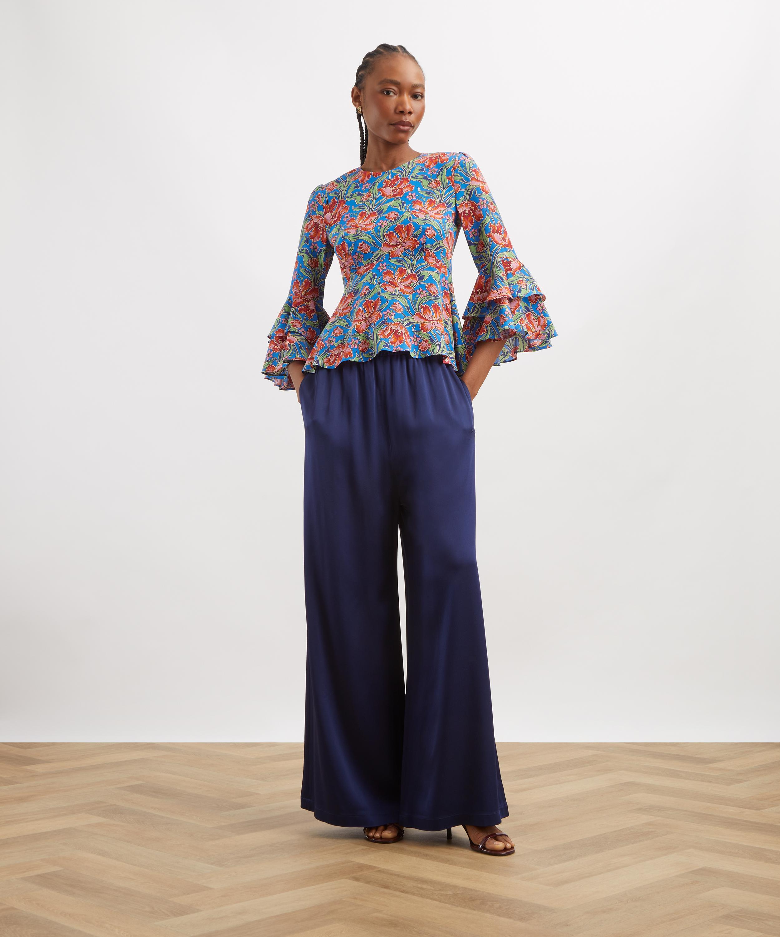 Liberty - Archive Tulip Garden Silk Gala Top image number 1