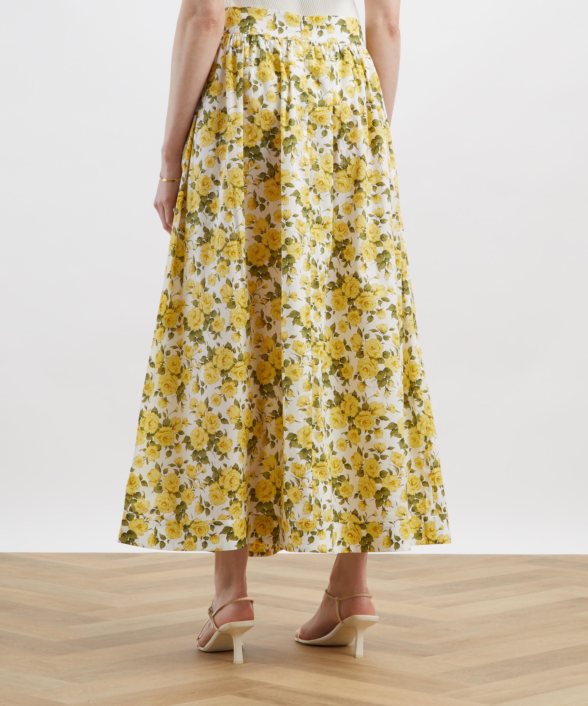 Liberty - Carline Rose Silk Slip Skirt image number 3
