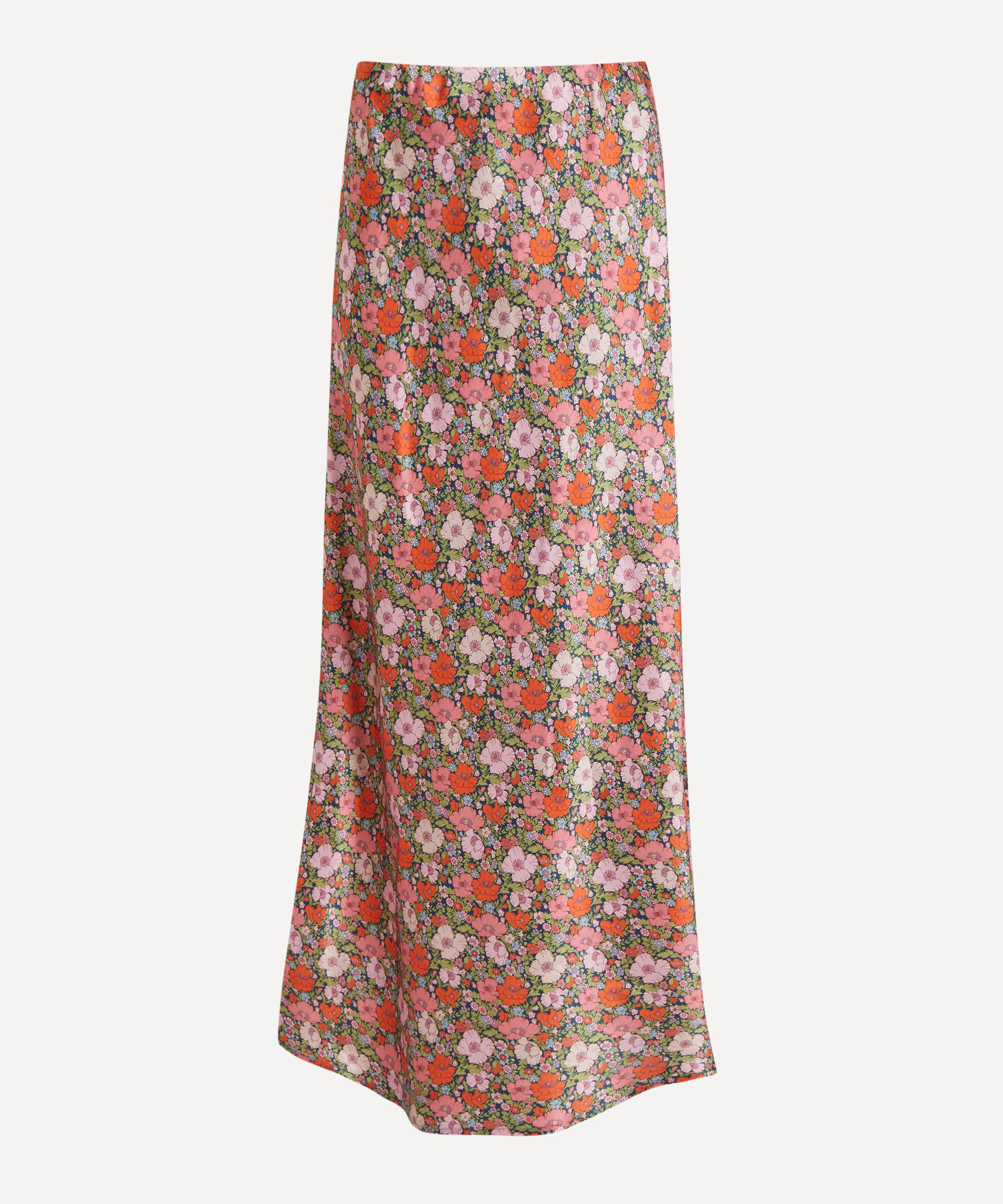 Liberty - Meadow Song Silk Slip Skirt