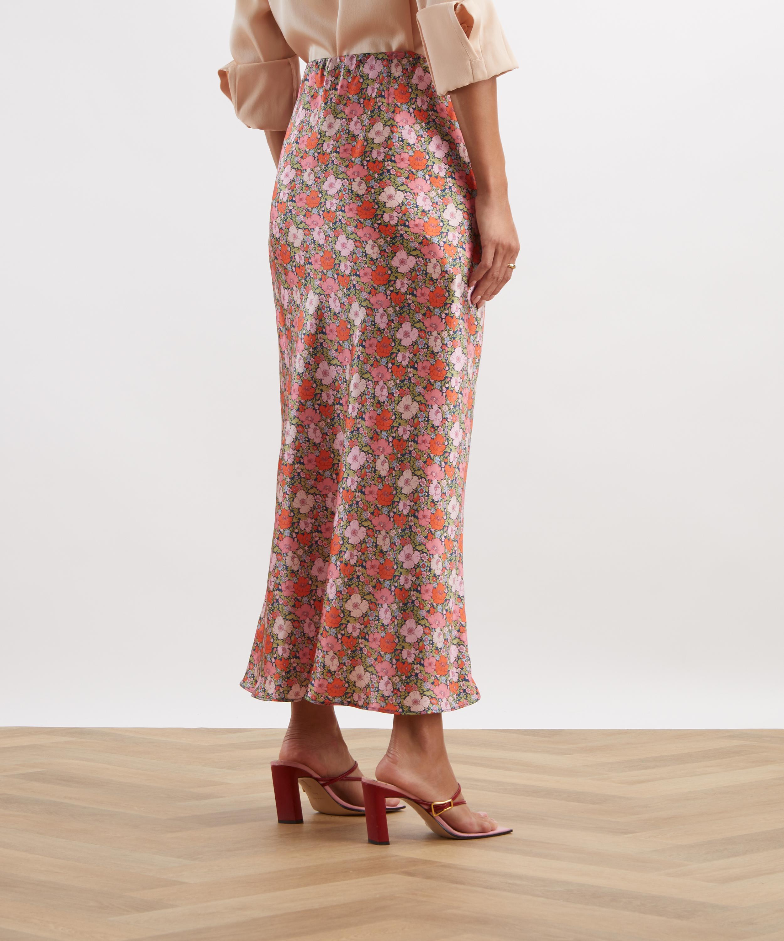 Liberty - Meadow Song Silk Slip Skirt image number 3