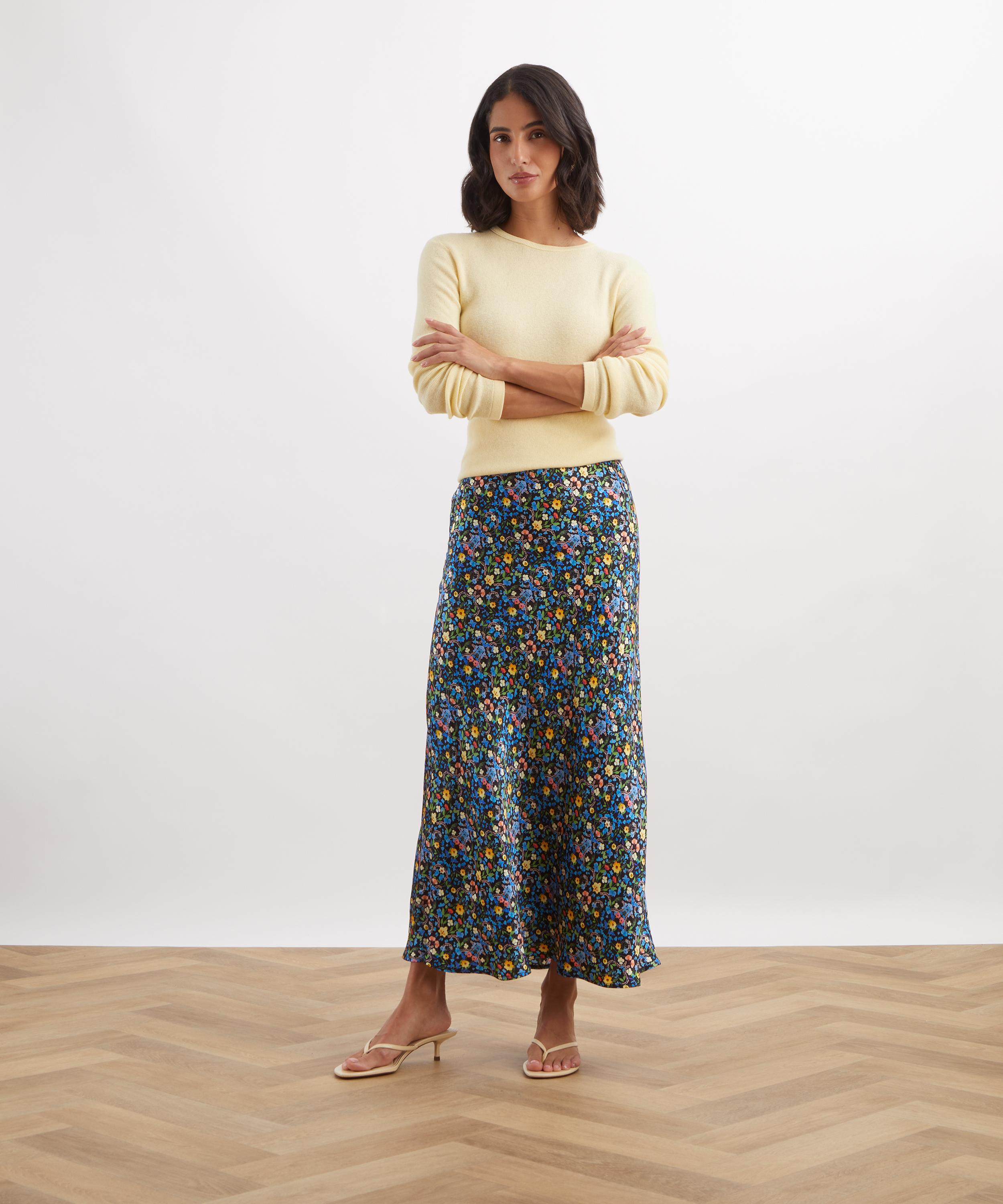 Liberty - Aurora Silk Slip Skirt image number 1