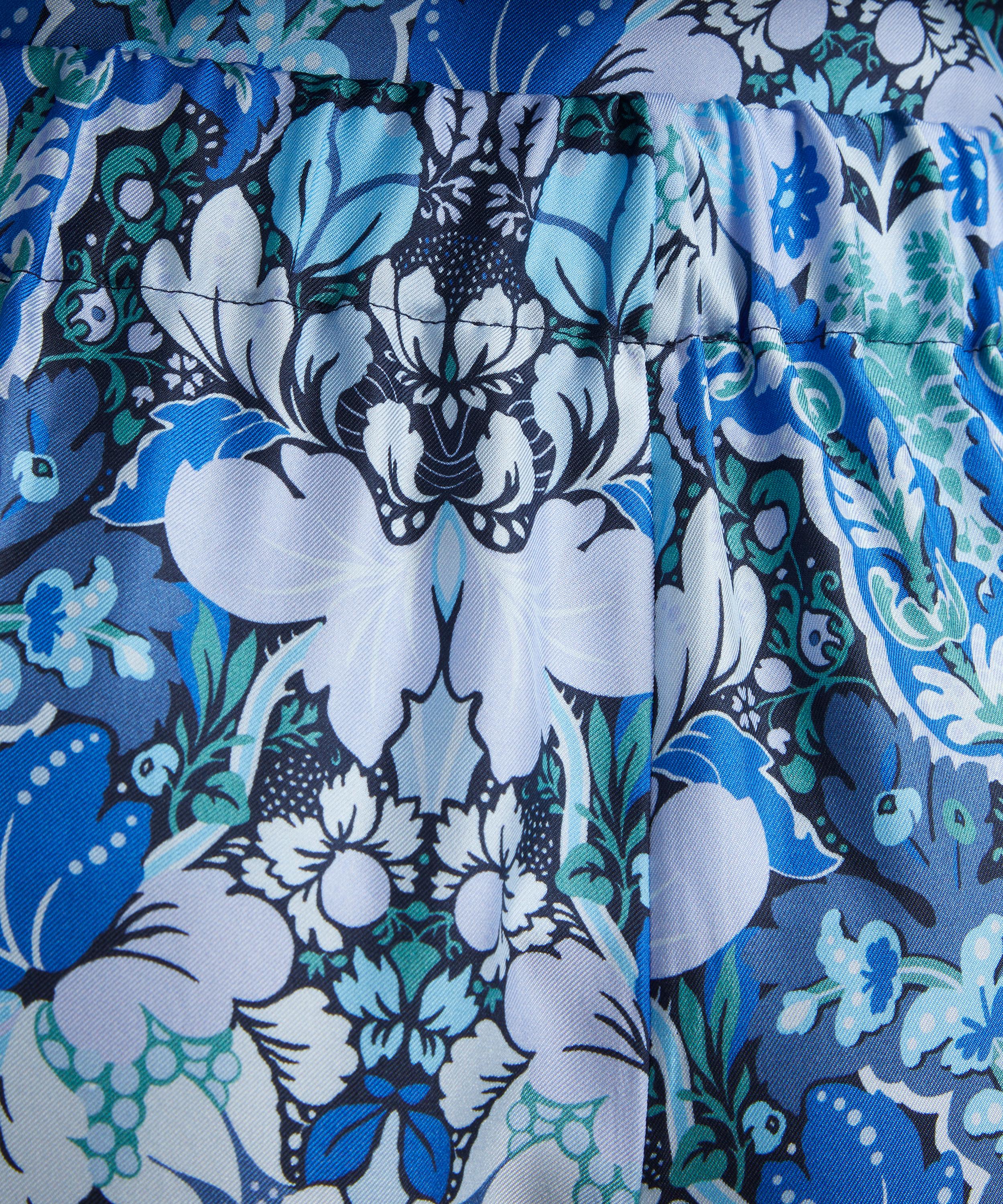 Liberty - Glastonbury Silk Palazzo Trousers&nbsp; image number 4