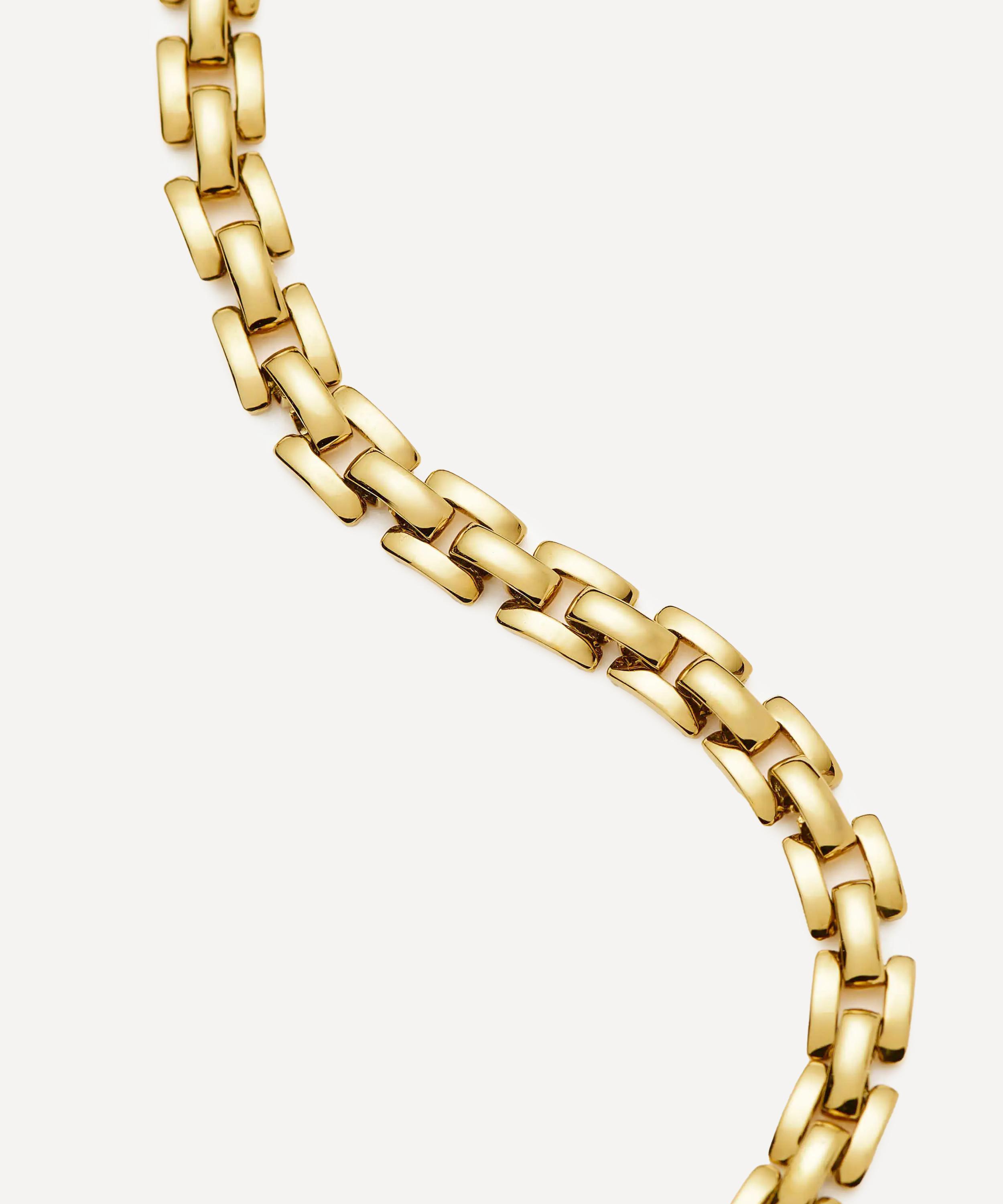 Missoma - 18ct Gold-Plated Timepiece Link Chain Bracelet image number 3