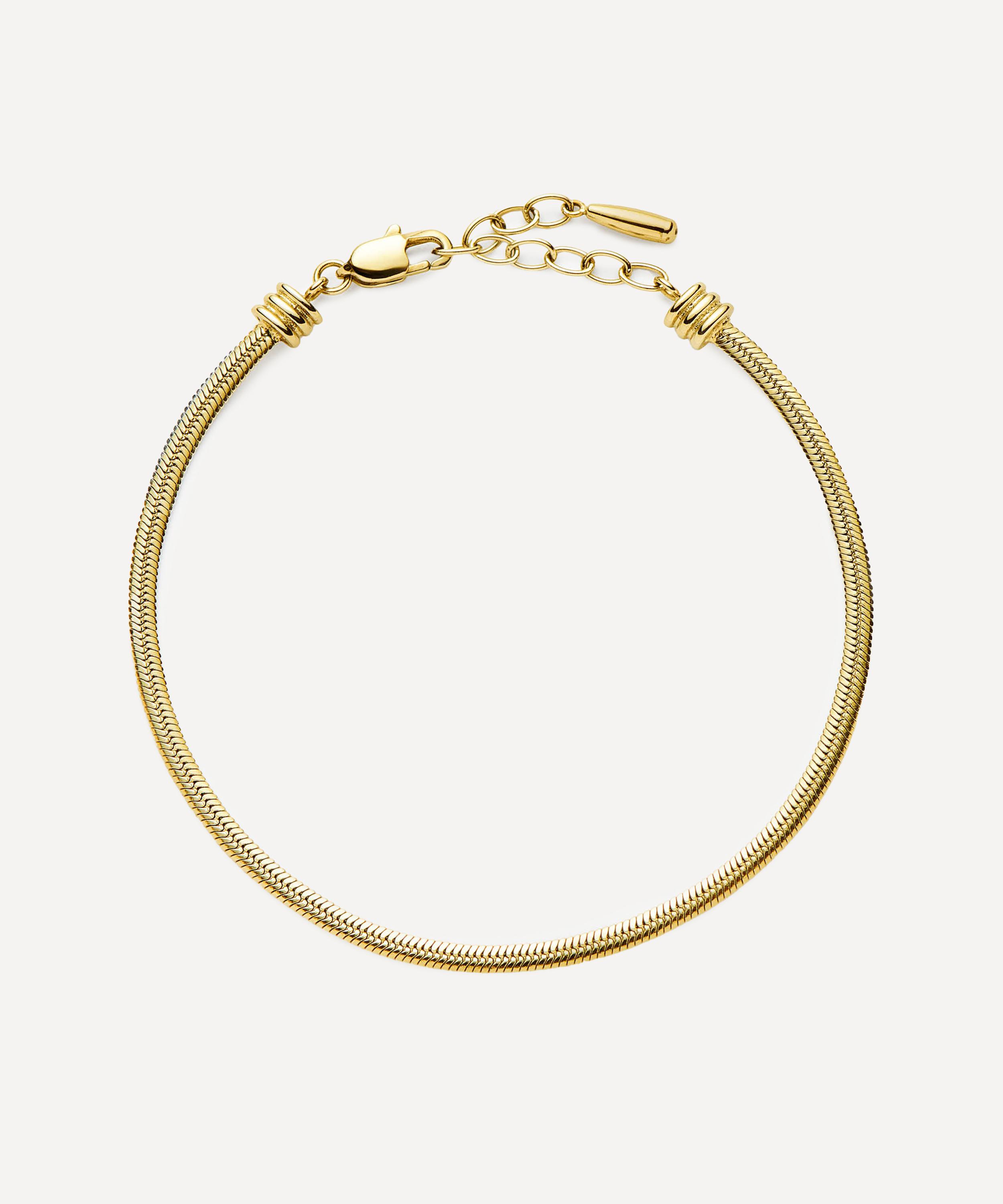 Missoma - 18ct Gold-Plated Classic Snake Chain Bracelet