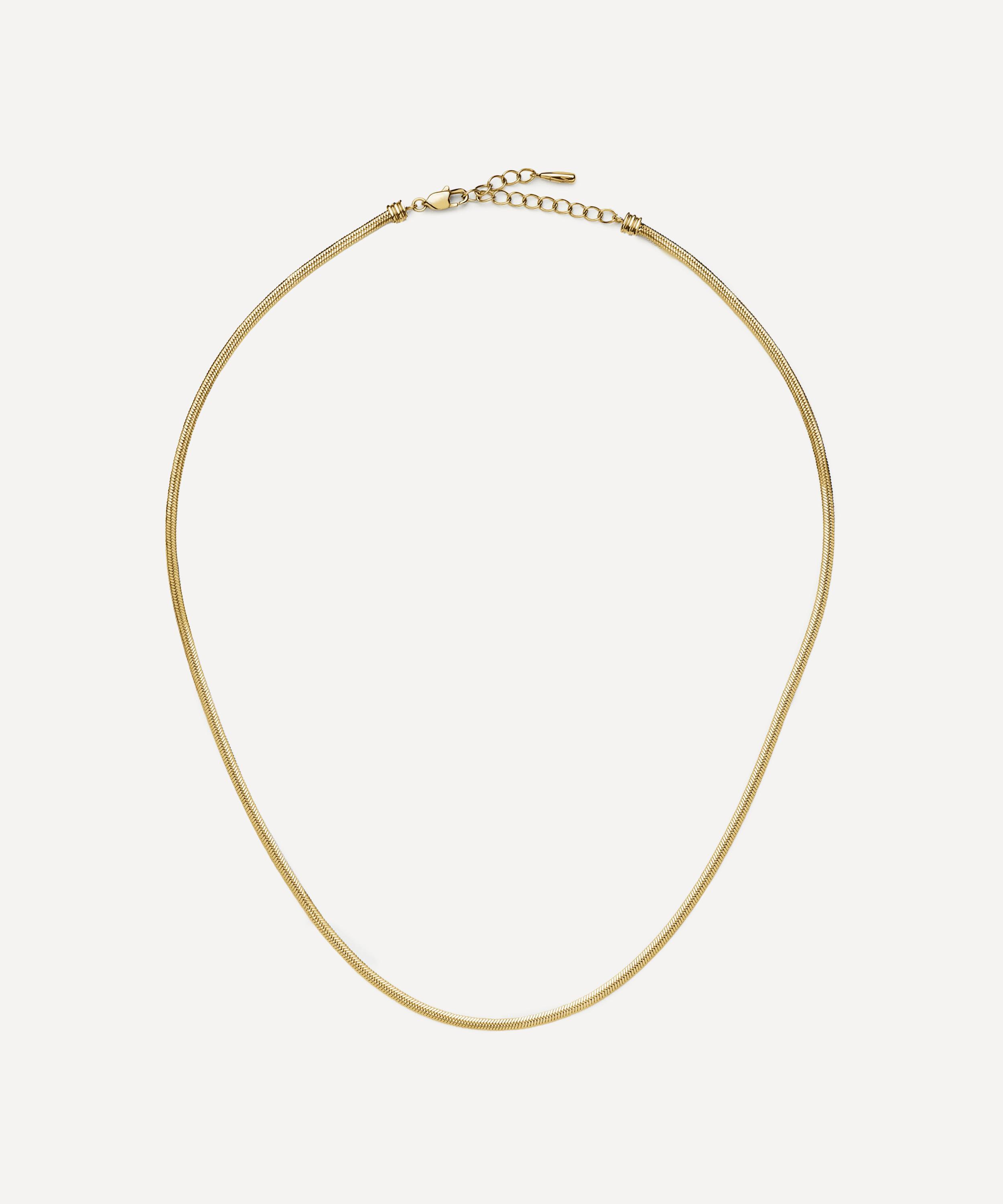 Missoma - 18ct Gold-Plated Classic Snake Chain Necklace