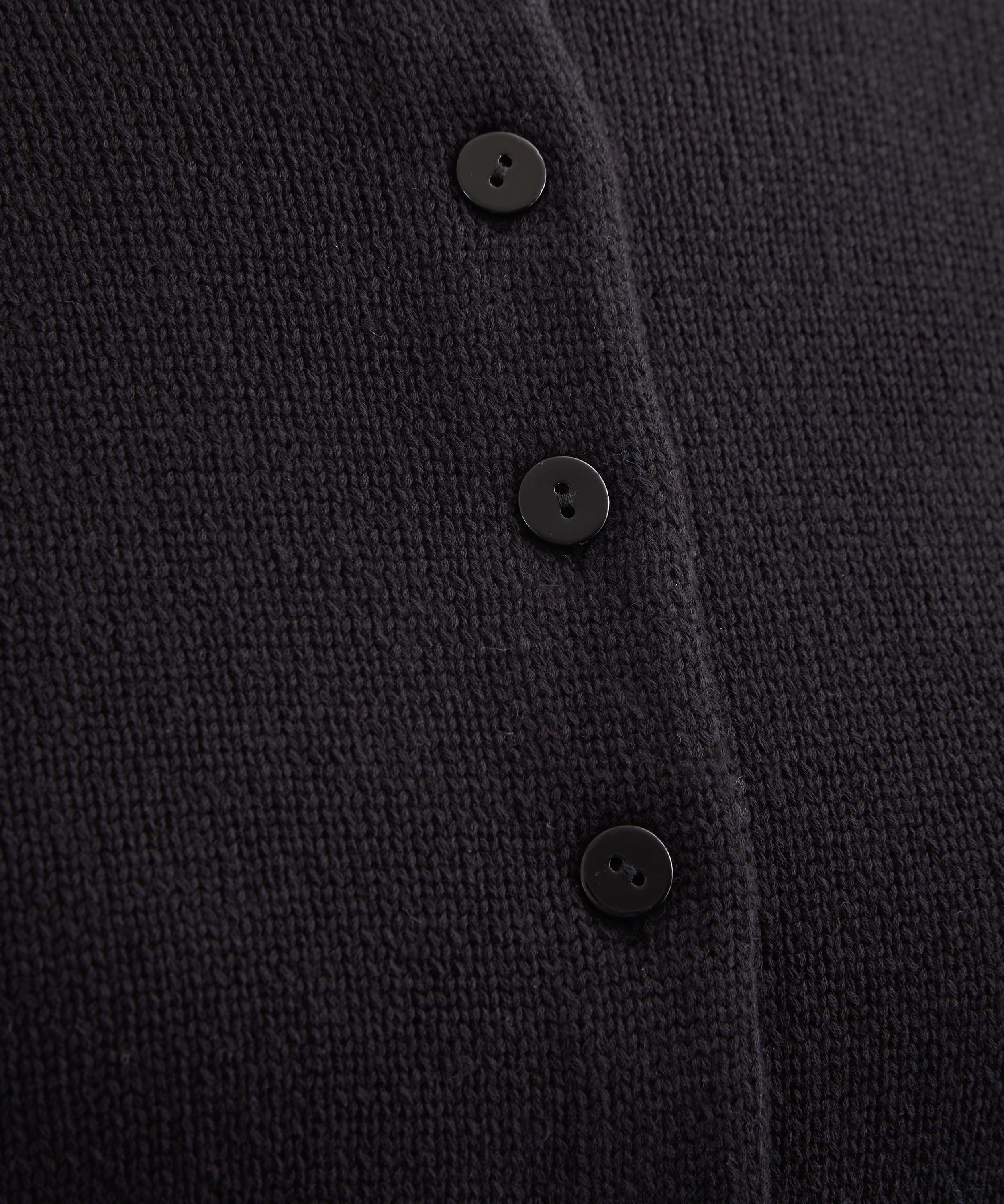 Reformation - Clara Black Cotton Cardigan image number 4
