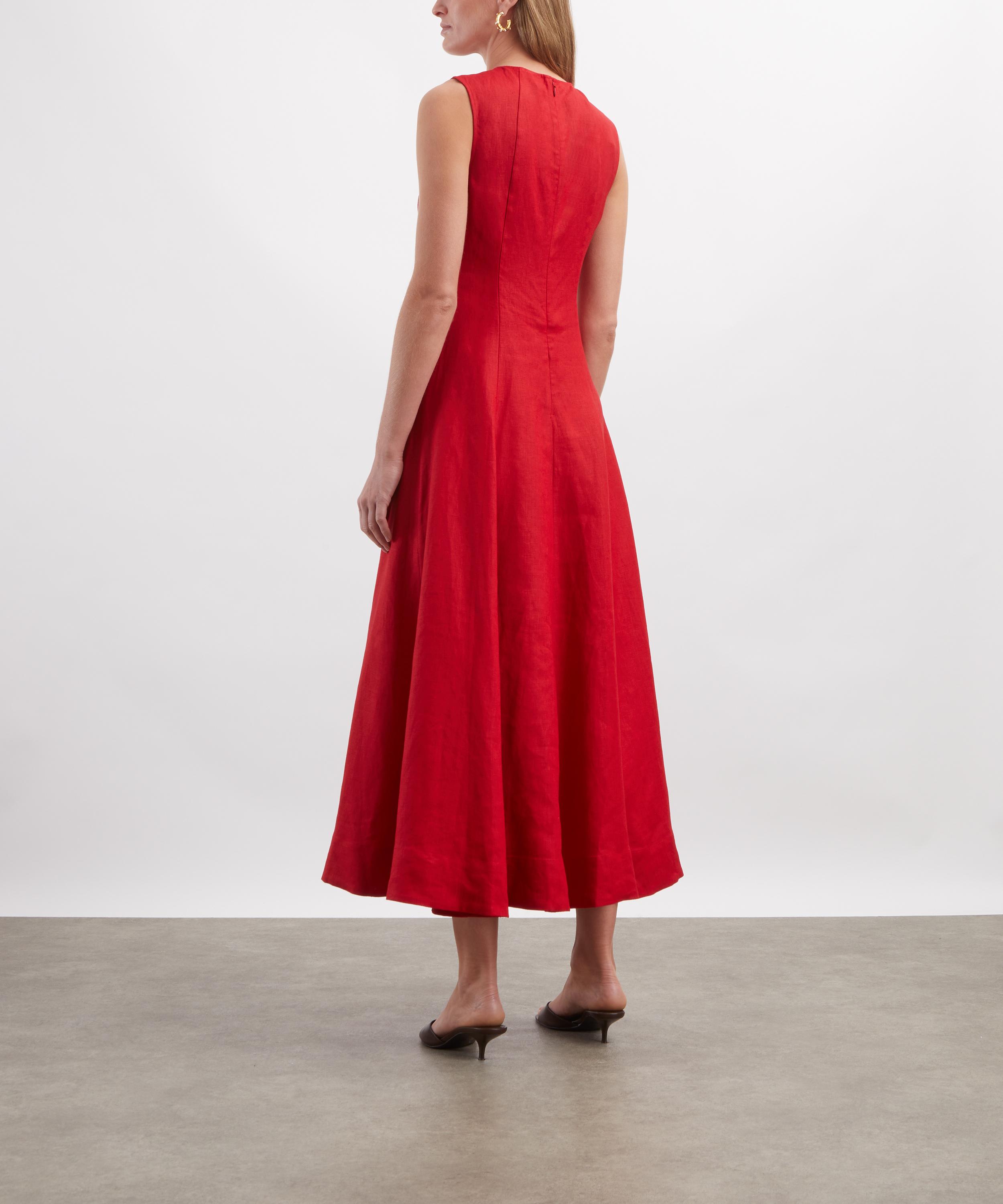 Reformation - Cecilia Linen Maxi Dress&nbsp; image number 3