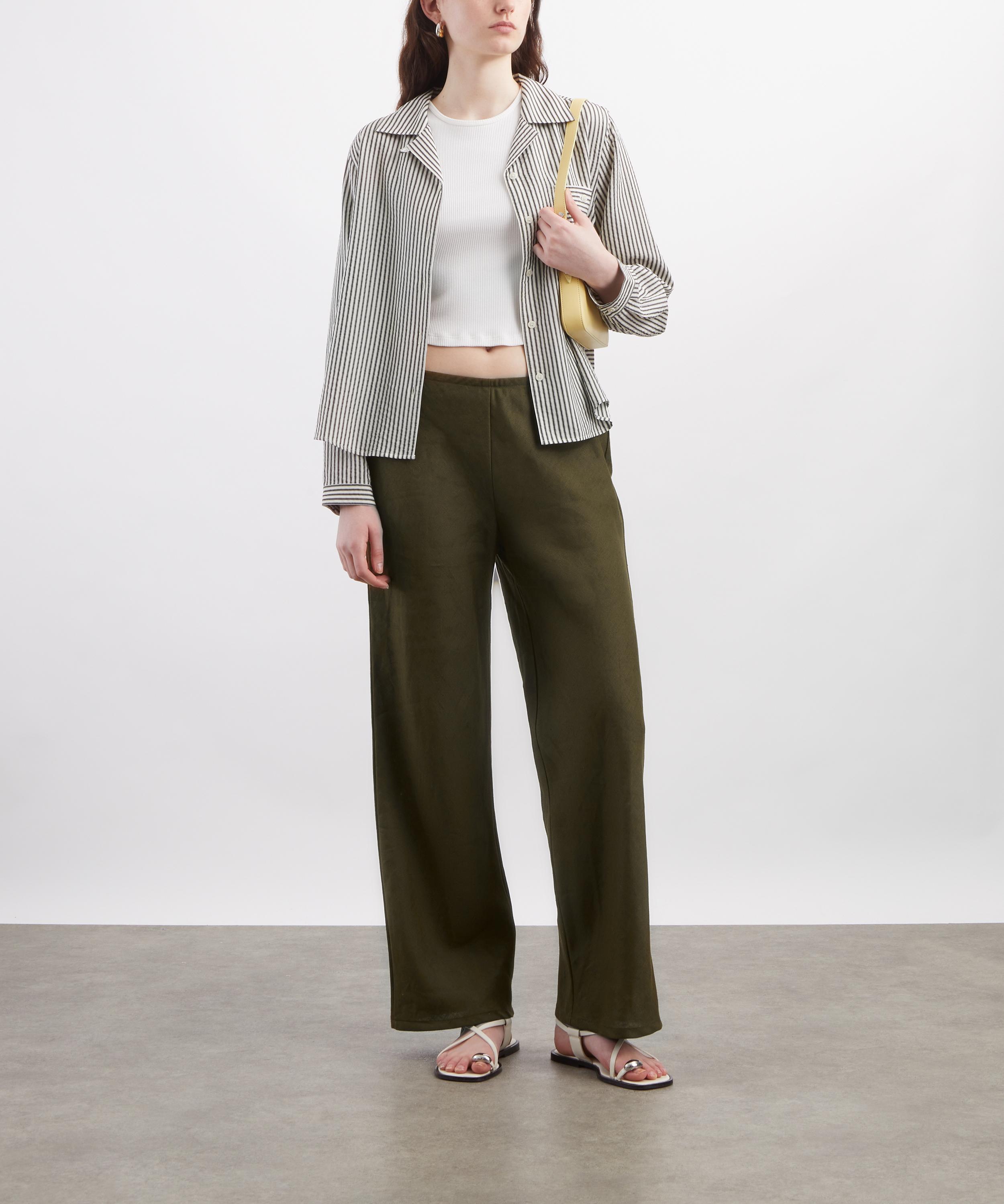 Reformation - Gale Linen Mid-Rise Trousers image number 1