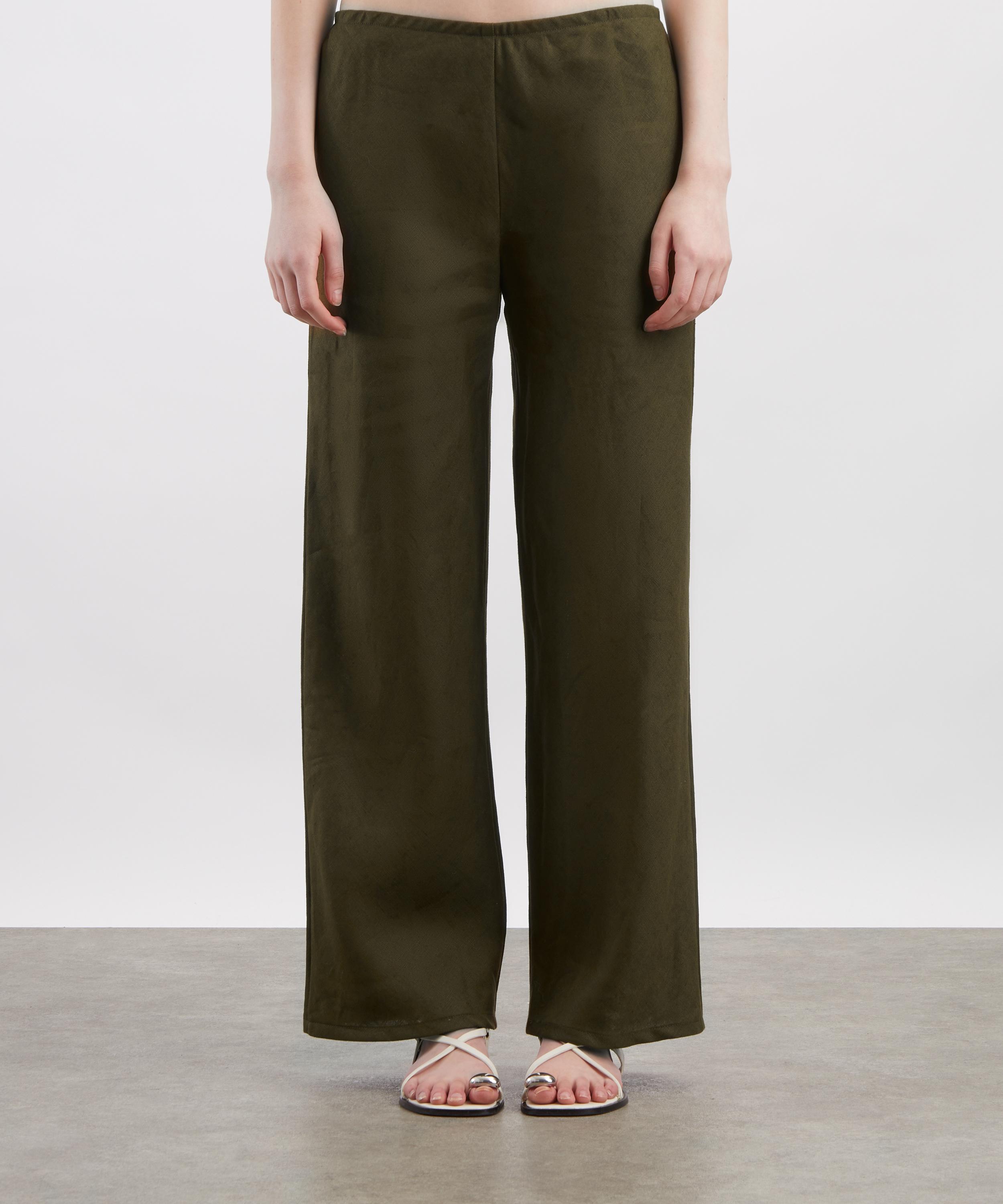 Reformation - Gale Linen Mid-Rise Trousers image number 2