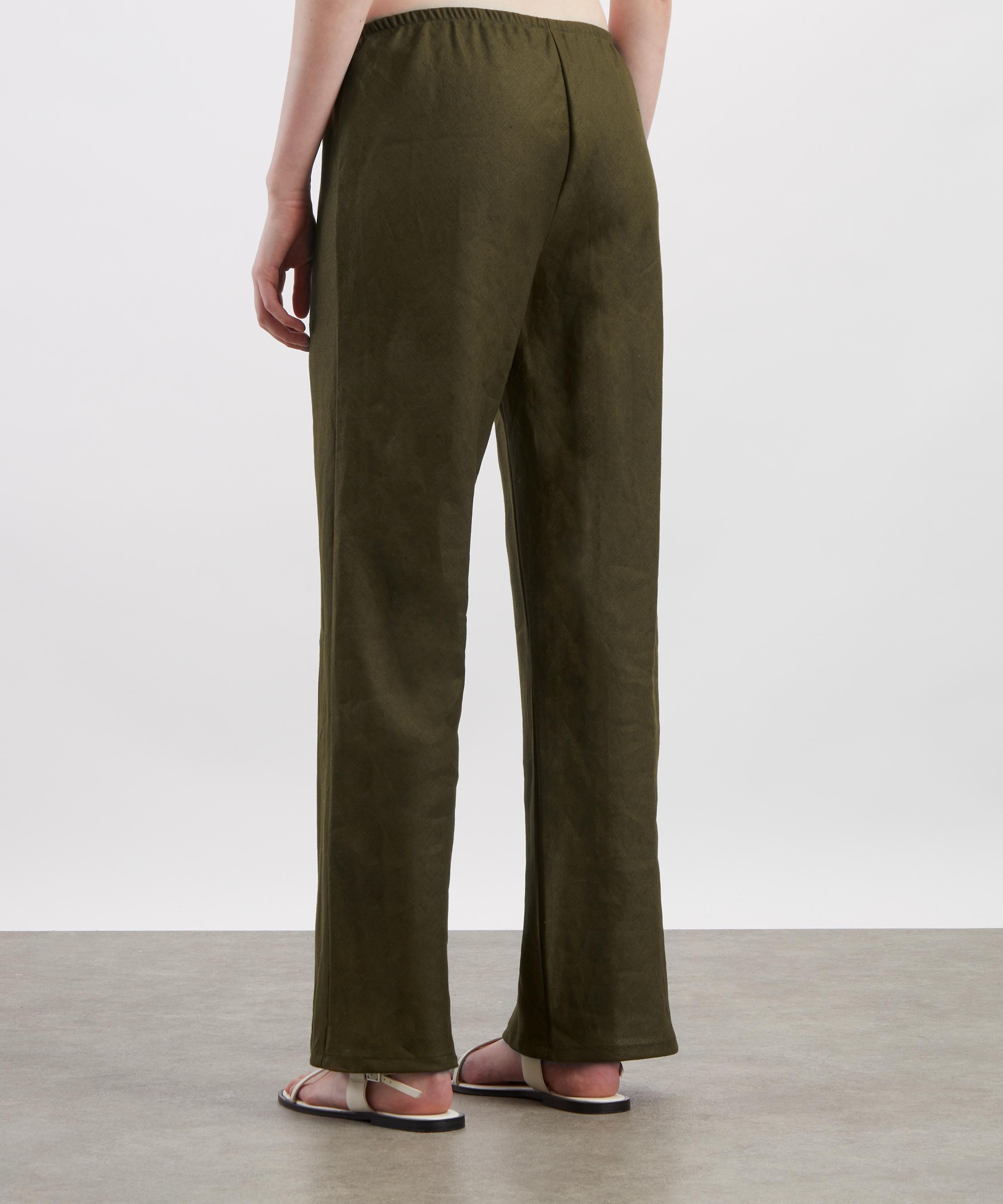 Reformation - Gale Linen Mid-Rise Trousers image number 3