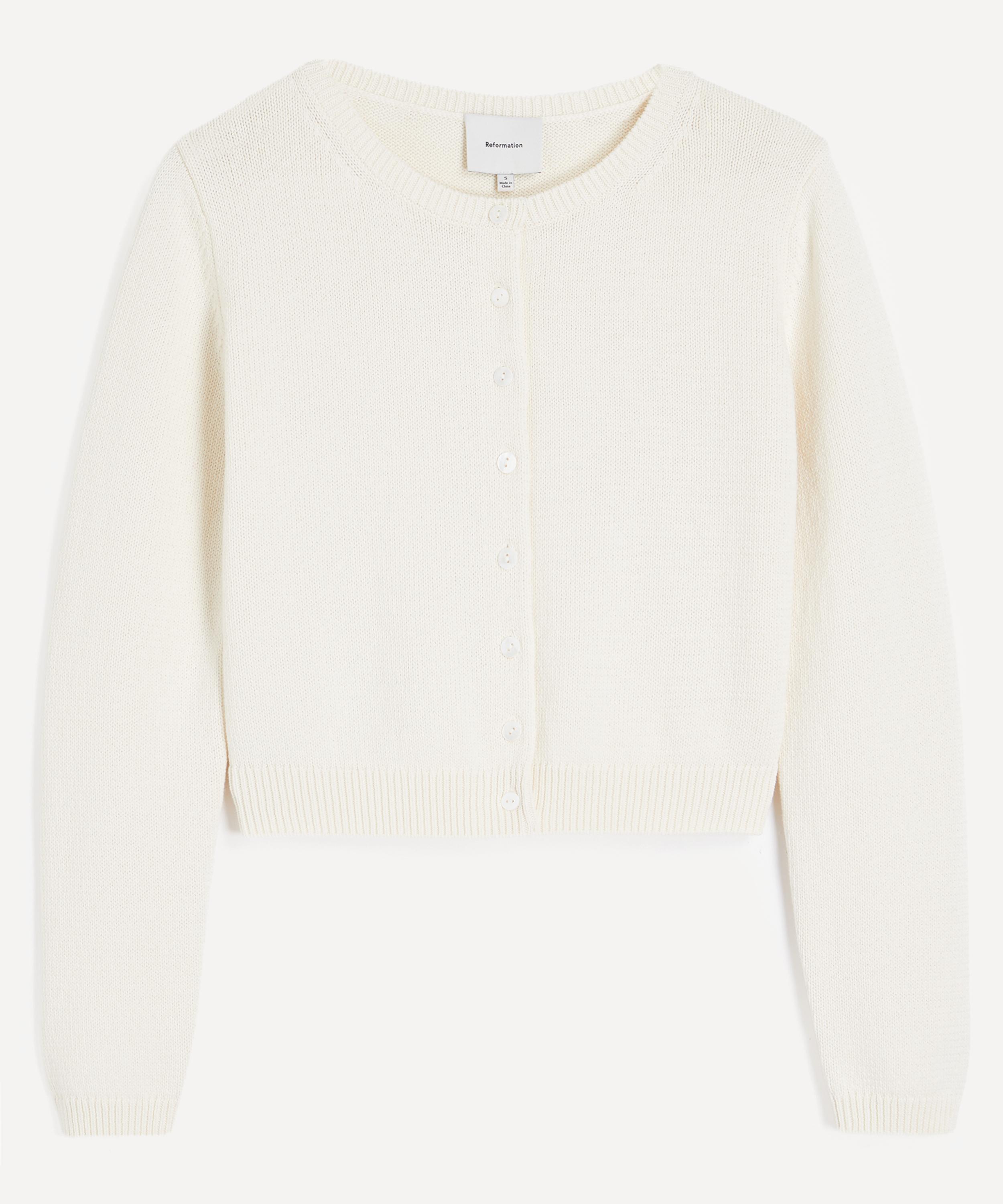 Reformation - Clara Fior de Latte Cotton Cardigan&nbsp;