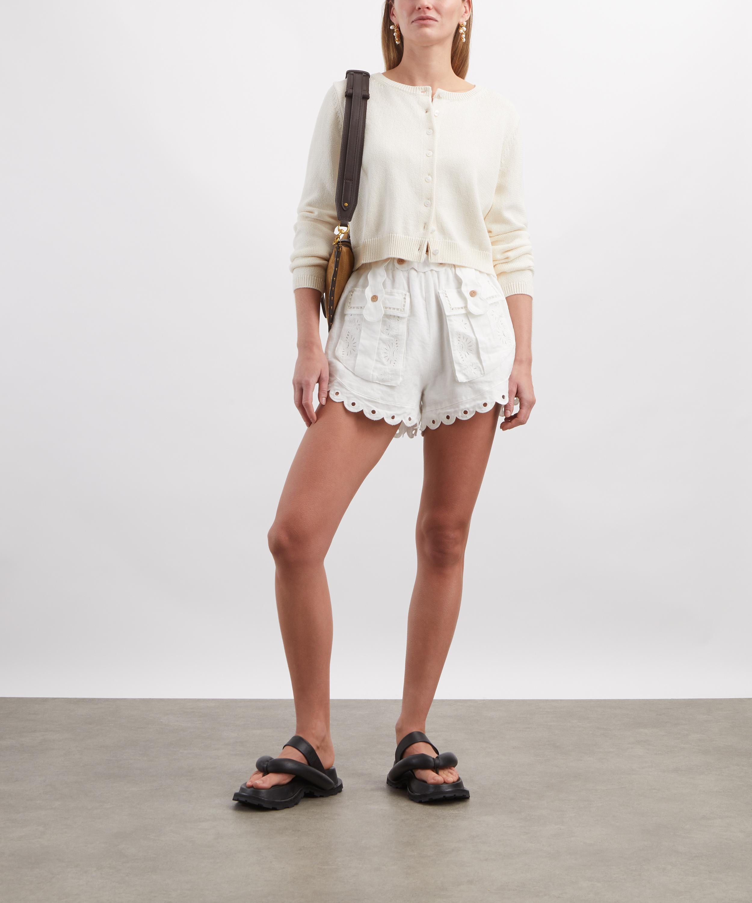 Reformation - Clara Fior de Latte Cotton Cardigan&nbsp; image number 1