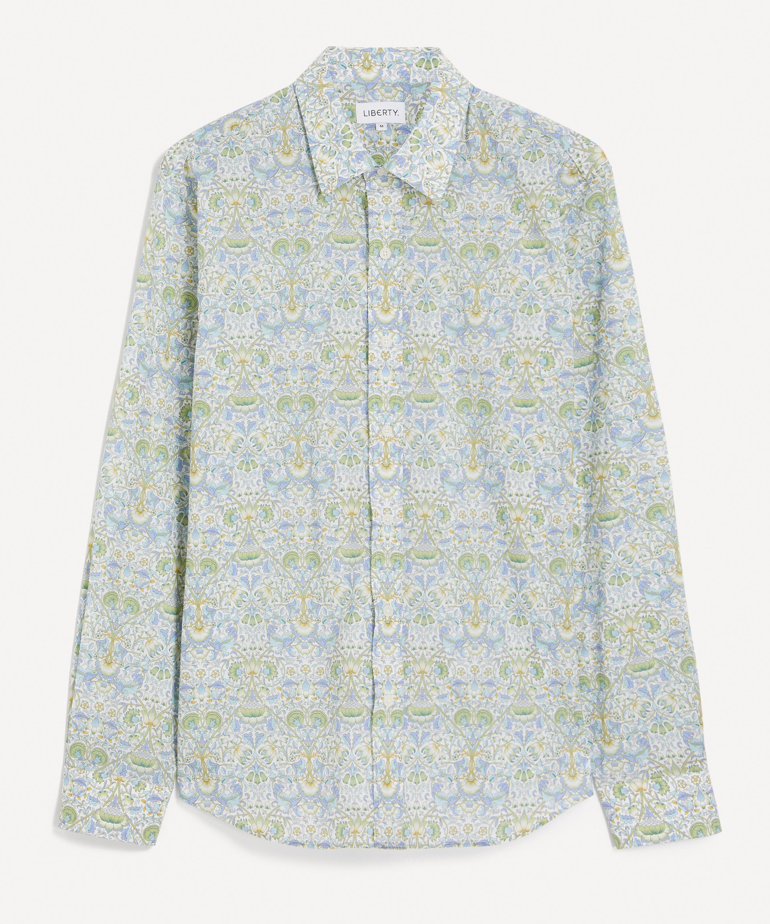 Liberty - Classic Fit Tana Lawn&trade; Cotton Shirt in Lodden