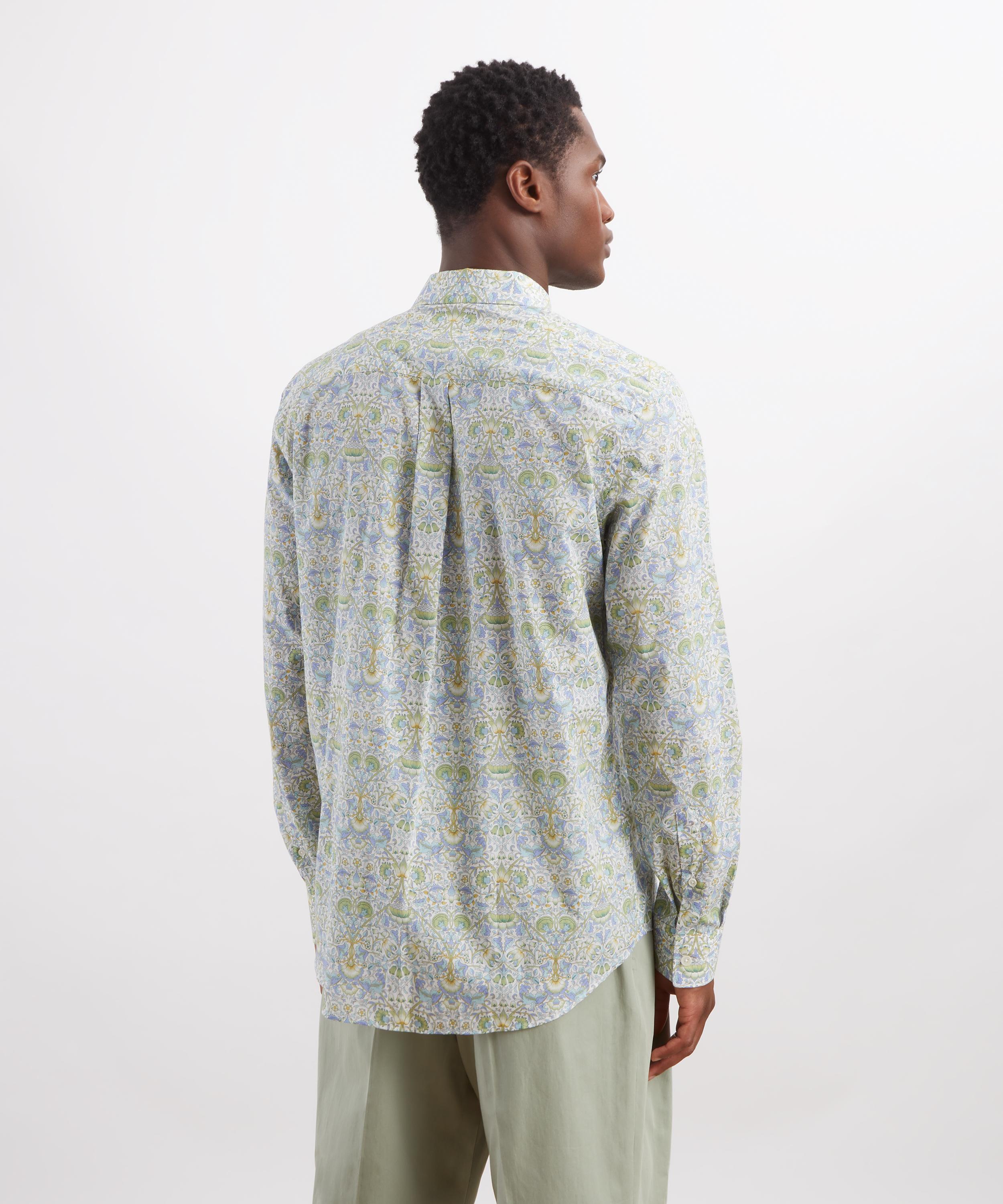 Liberty - Classic Fit Tana Lawn&trade; Cotton Shirt in Lodden image number 3