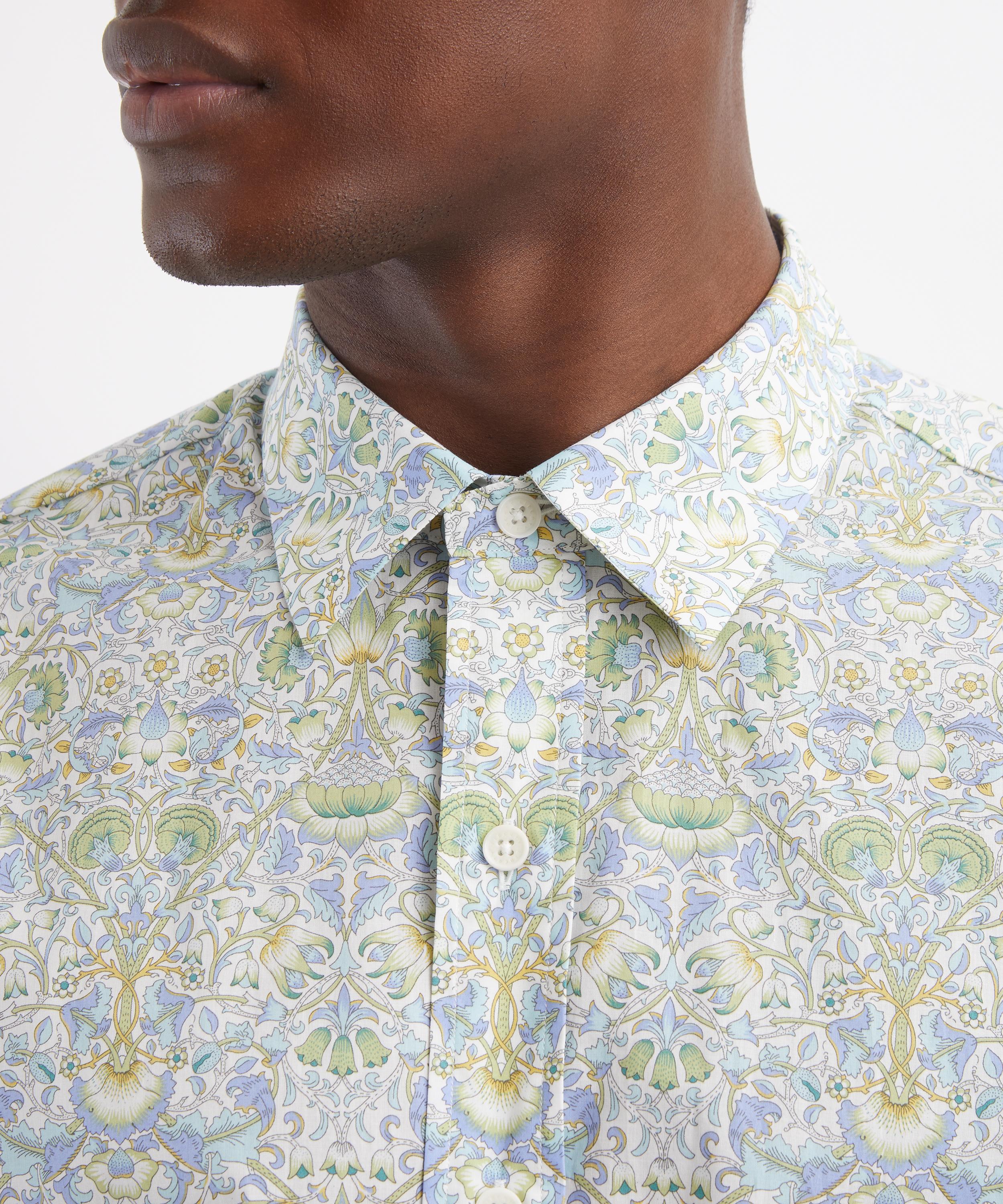Liberty - Classic Fit Tana Lawn&trade; Cotton Shirt in Lodden image number 4