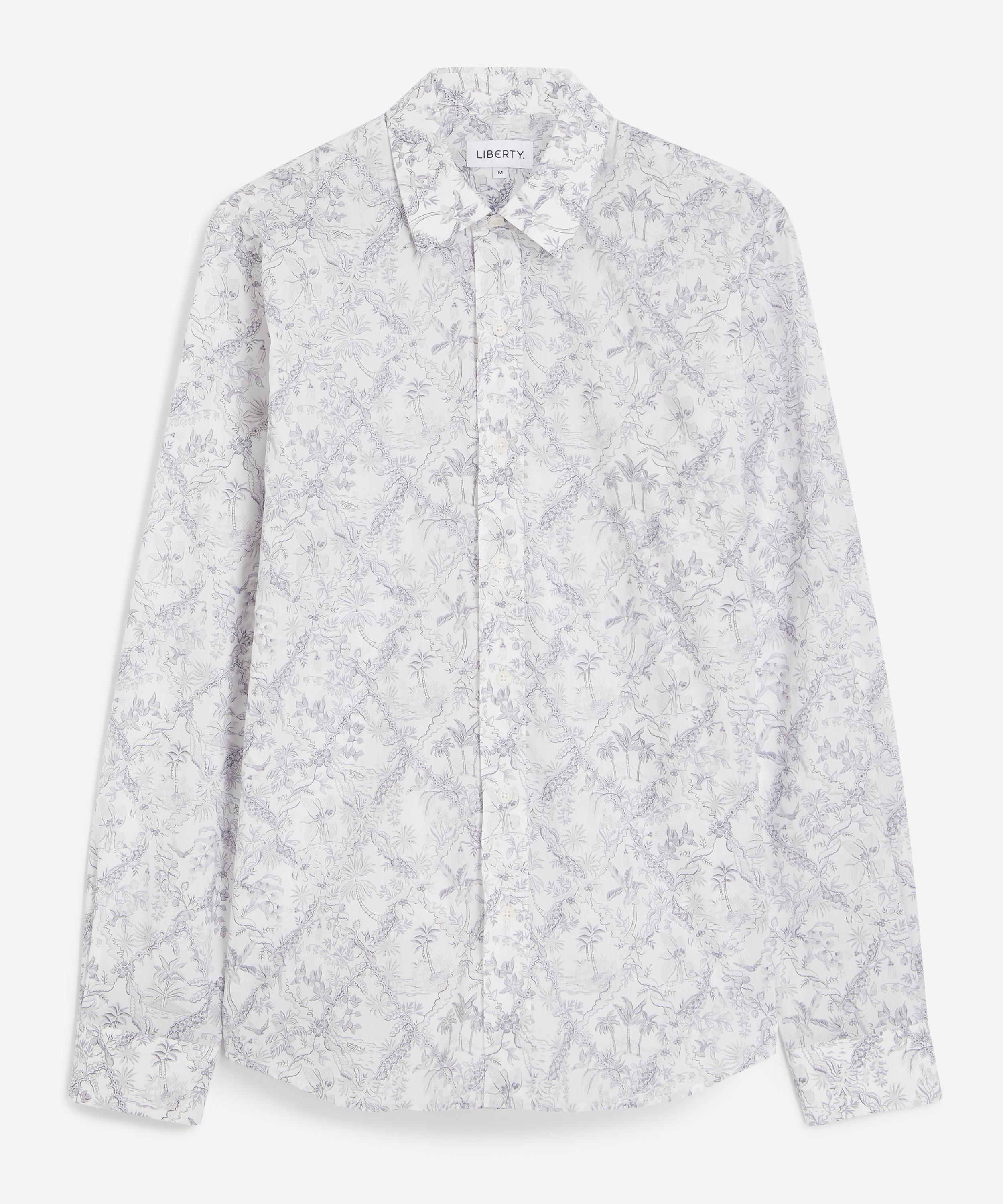 Liberty - Classic Fit Tana Lawn&trade; Cotton Shirt in Tropical Toile