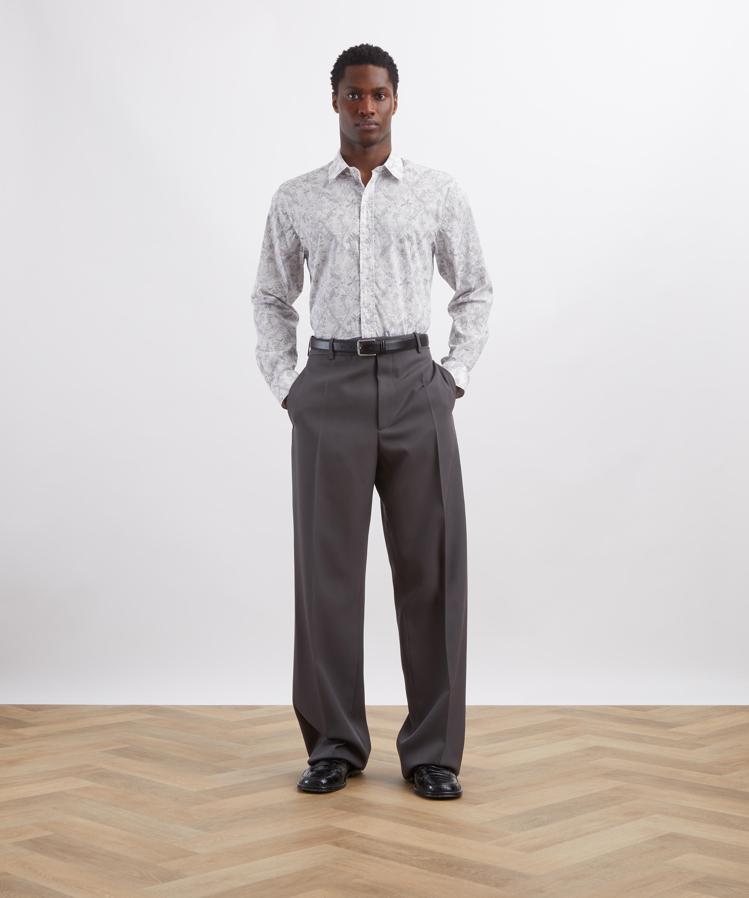 Liberty - Classic Fit Tana Lawn&trade; Cotton Shirt in Tropical Toile image number 1