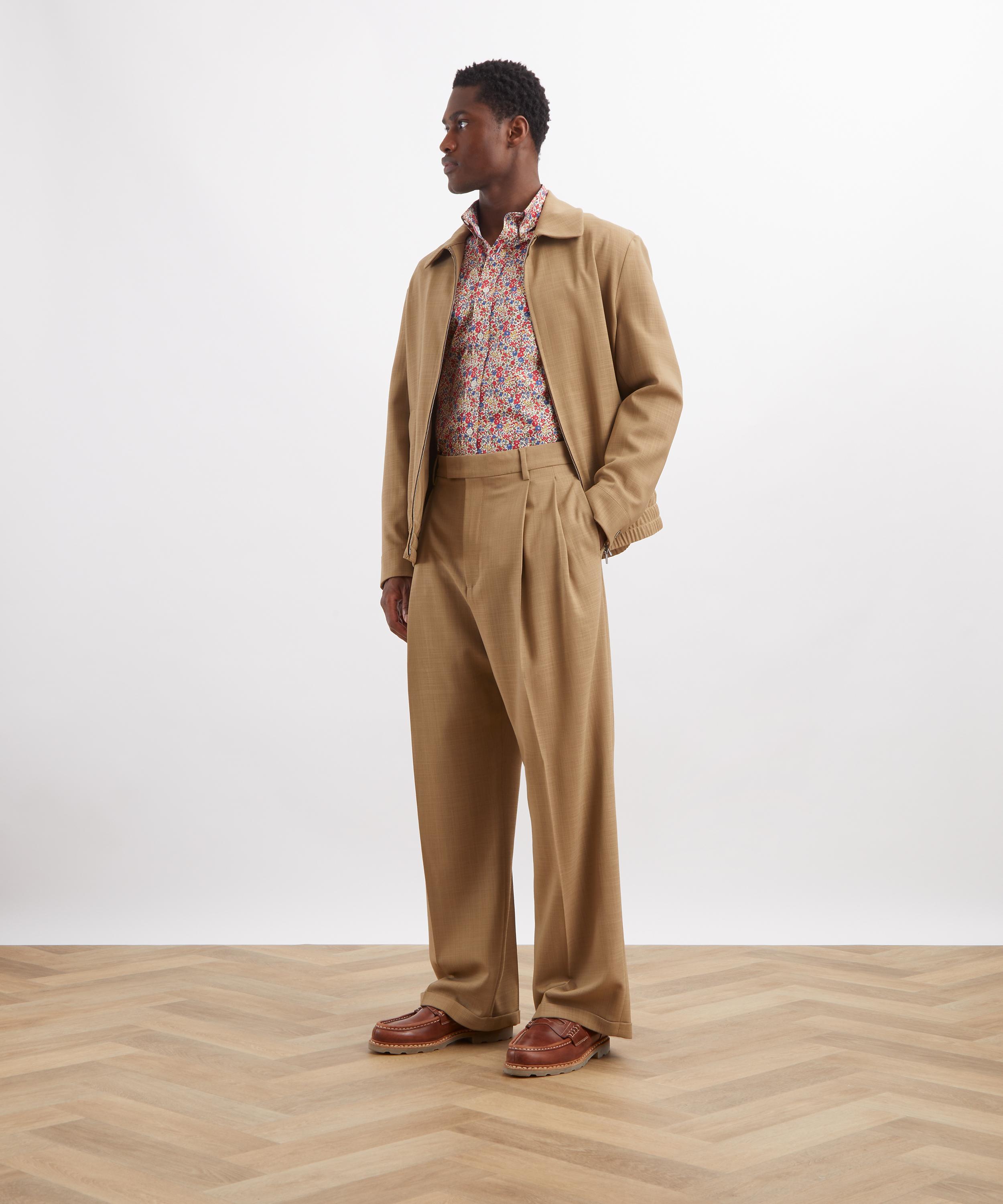 Liberty - Button-Down Regular Fit Cotton Shirt in Emma and Georgina&nbsp; image number 1