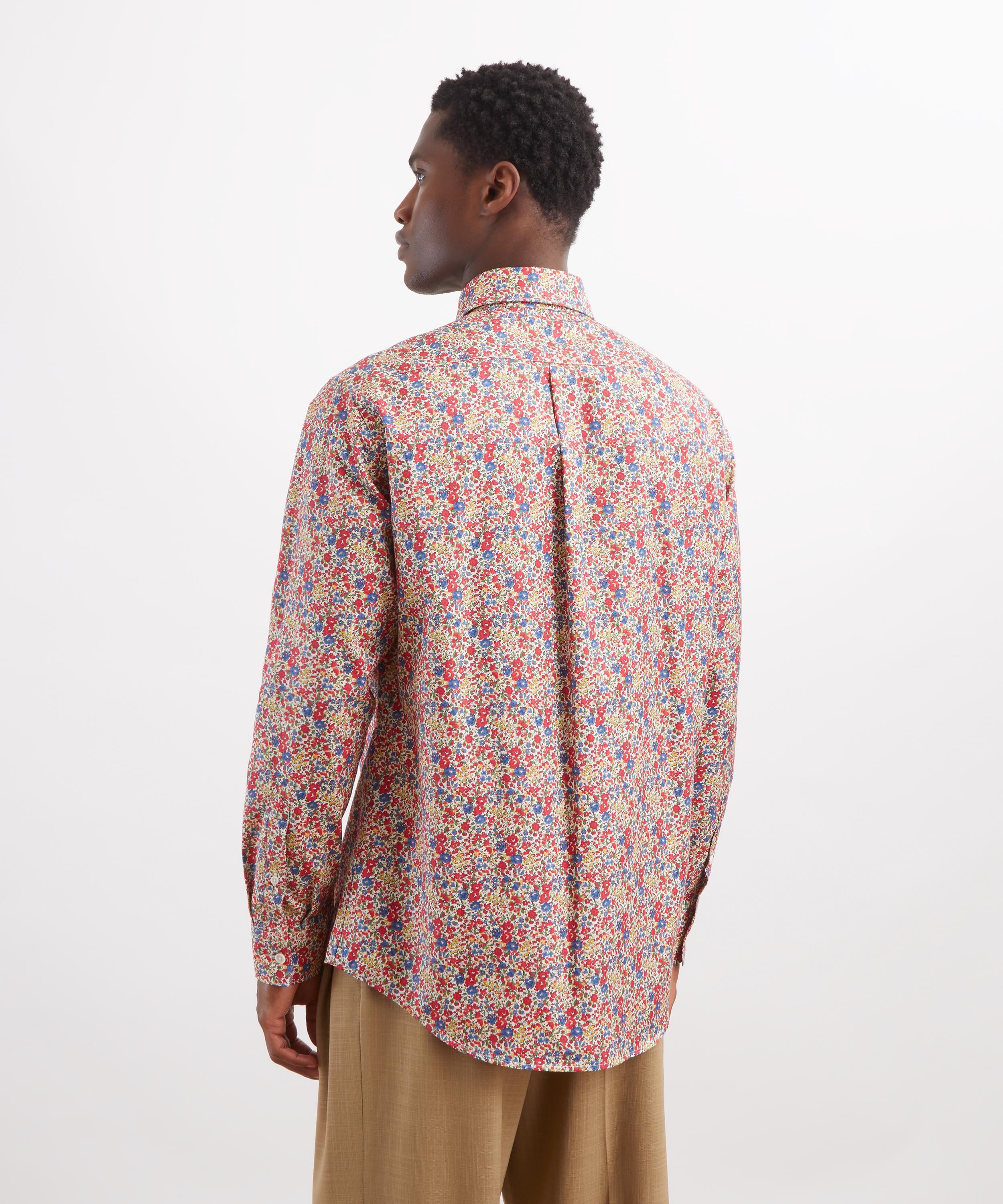 Liberty - Button-Down Regular Fit Cotton Shirt in Emma and Georgina&nbsp; image number 3