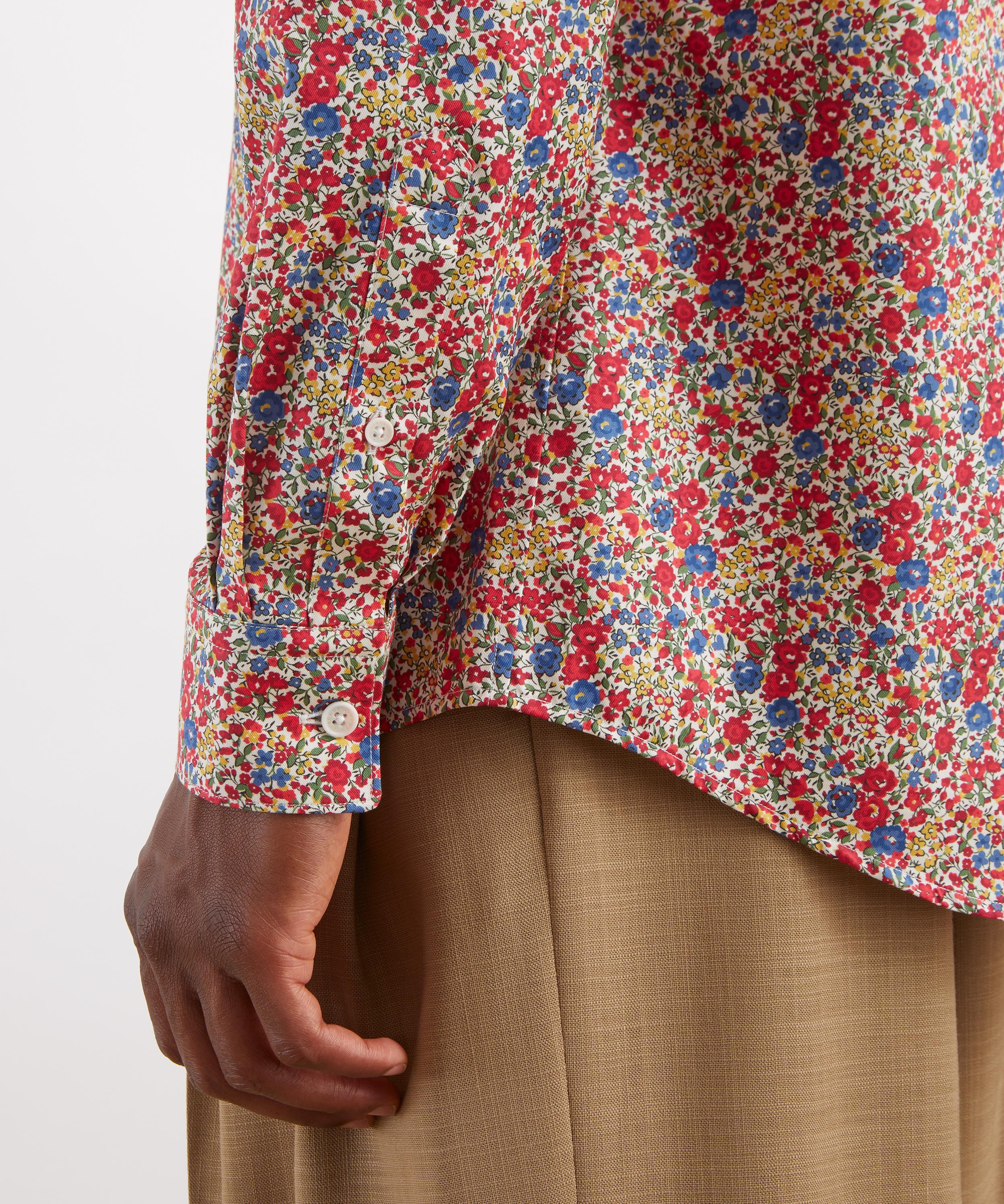 Liberty - Button-Down Regular Fit Cotton Shirt in Emma and Georgina&nbsp; image number 4