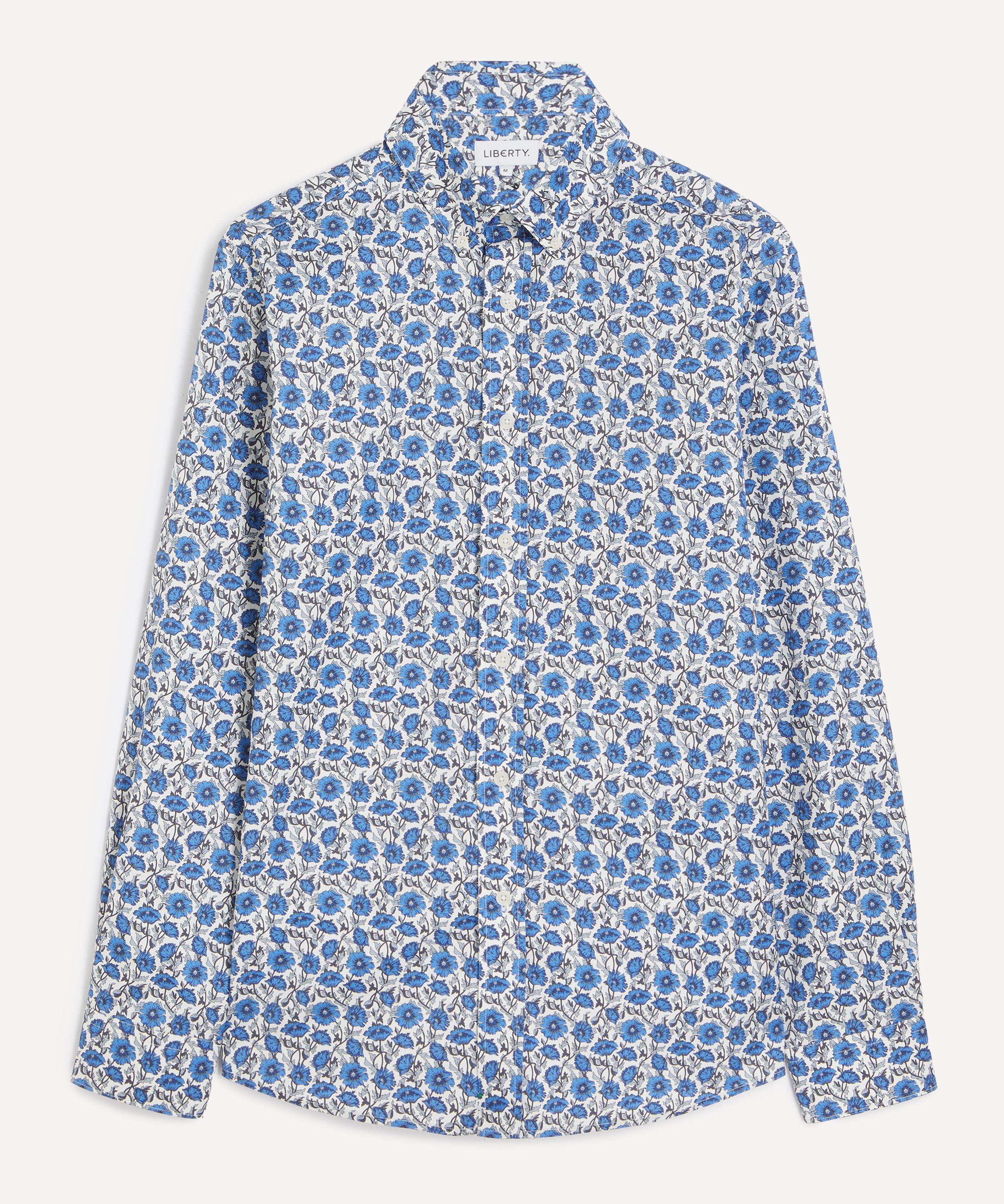 Liberty - Button-Down Regular Fit Cotton Shirt in Astell Reece&nbsp;