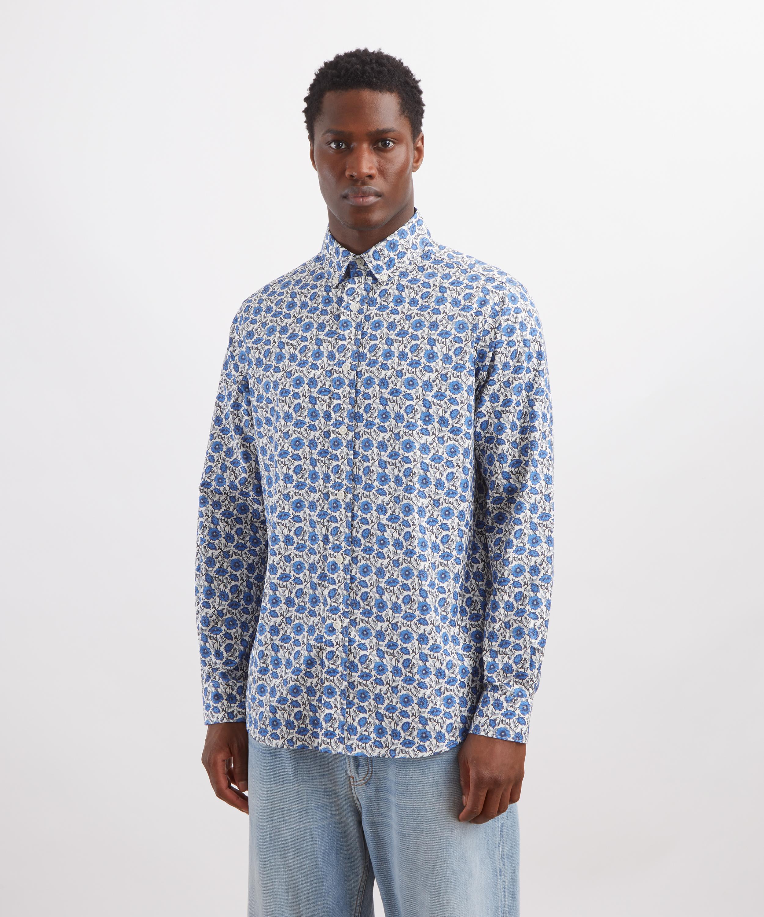 Liberty - Button-Down Regular Fit Cotton Shirt in Astell Reece&nbsp; image number 2