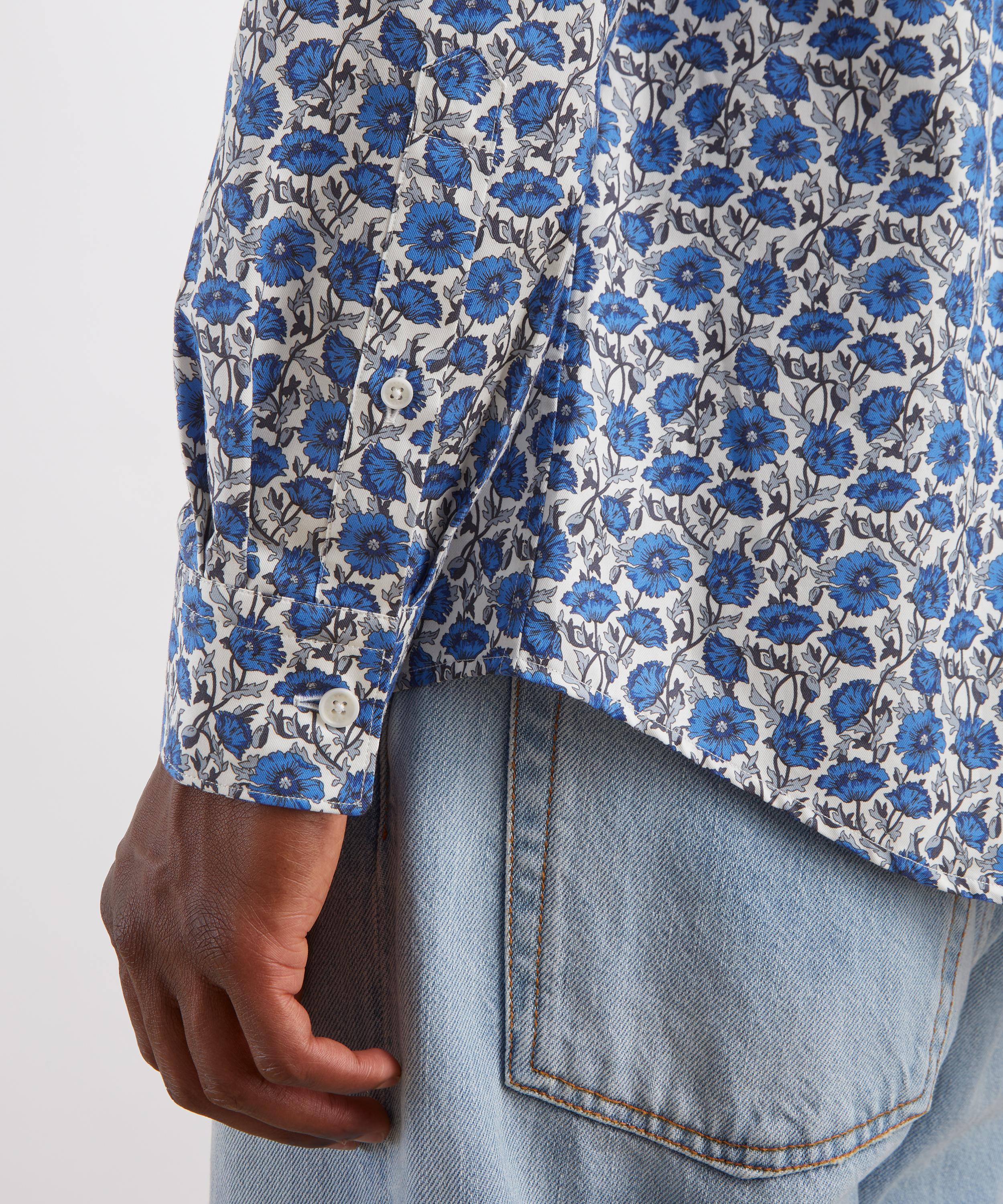 Liberty - Button-Down Regular Fit Cotton Shirt in Astell Reece&nbsp; image number 4