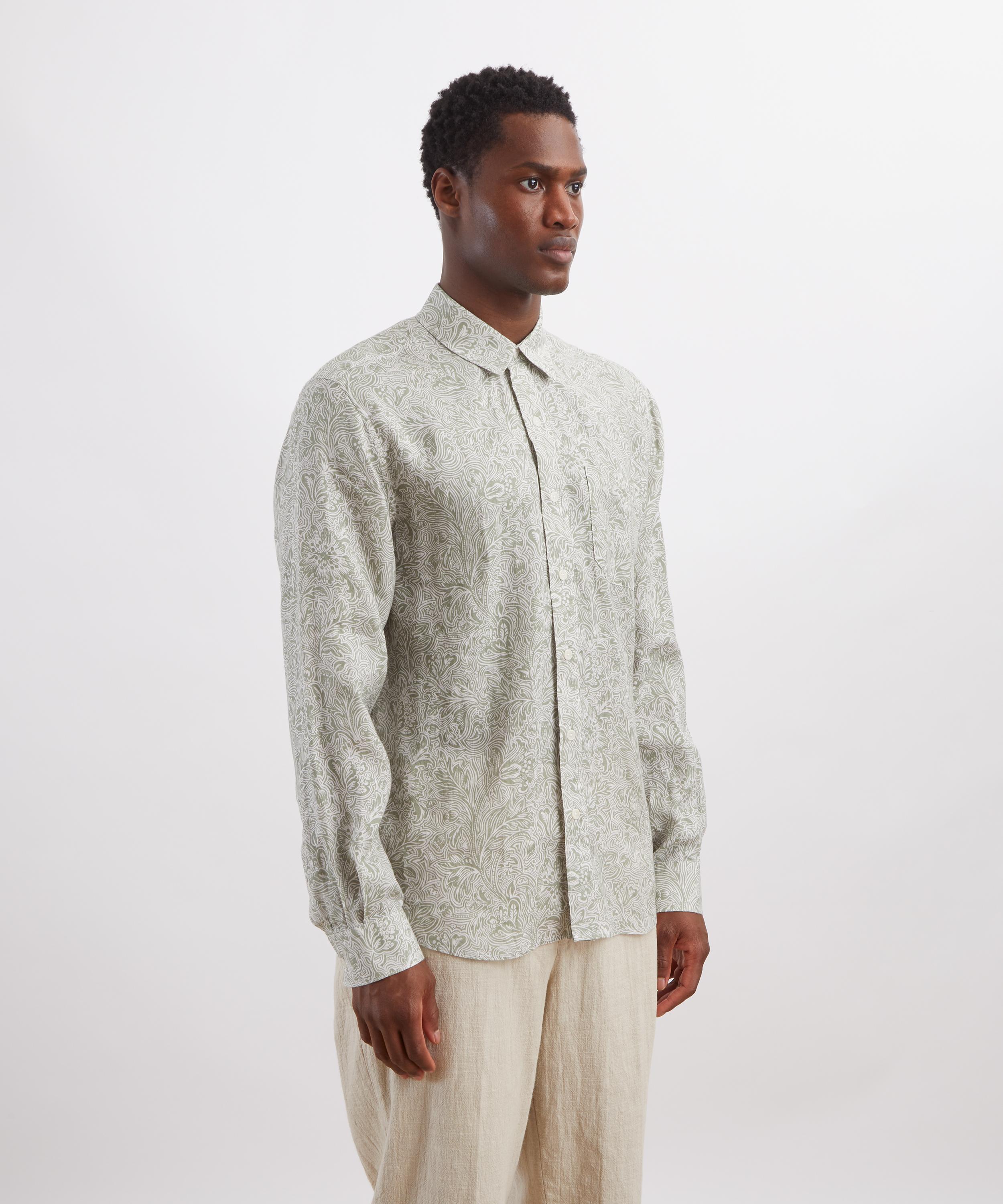 Liberty - Classic Fit Hemp Shirt in Dramatic Bloom image number 2