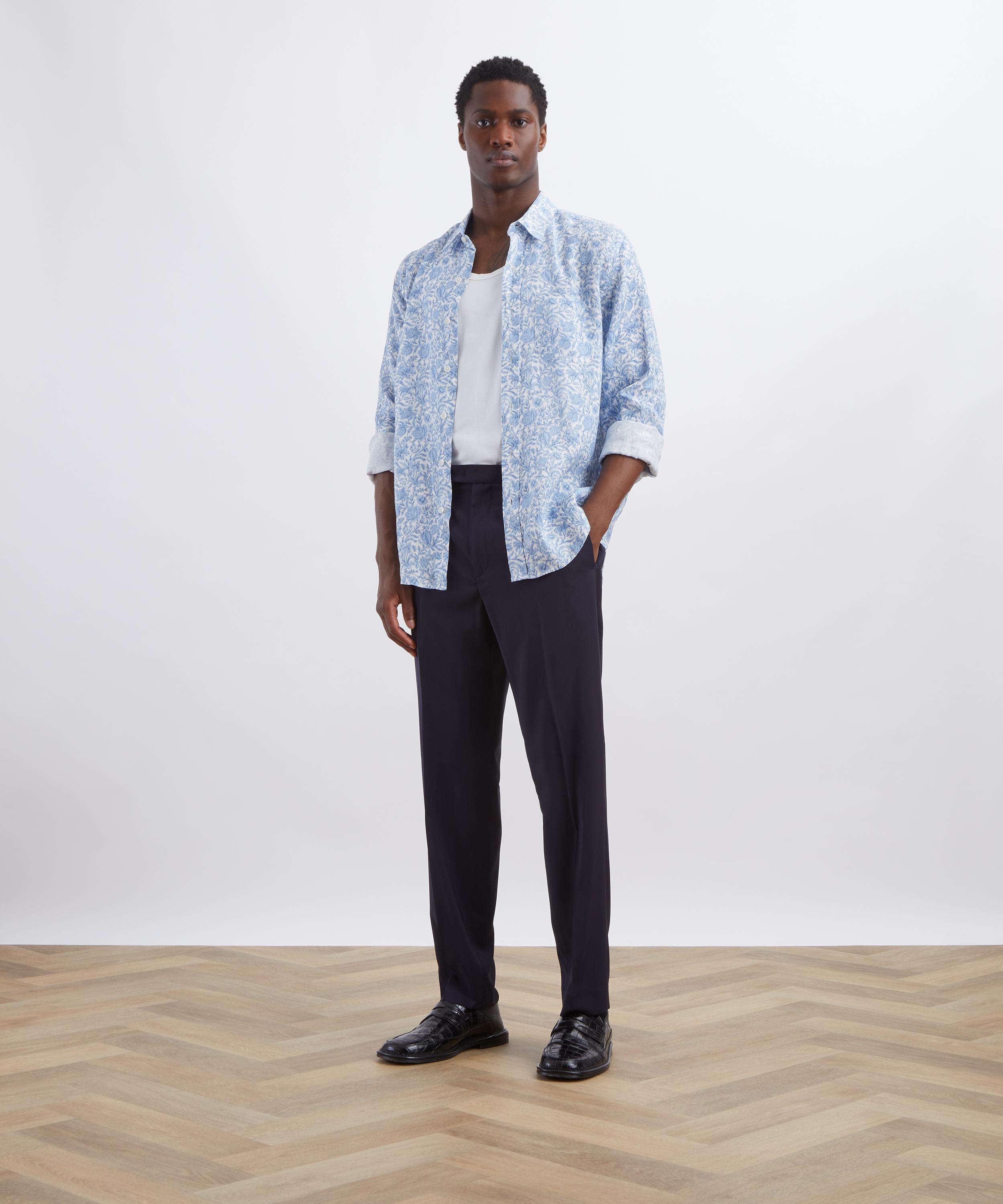 Liberty - Classic Fit Hemp Shirt in Sambourne image number 1