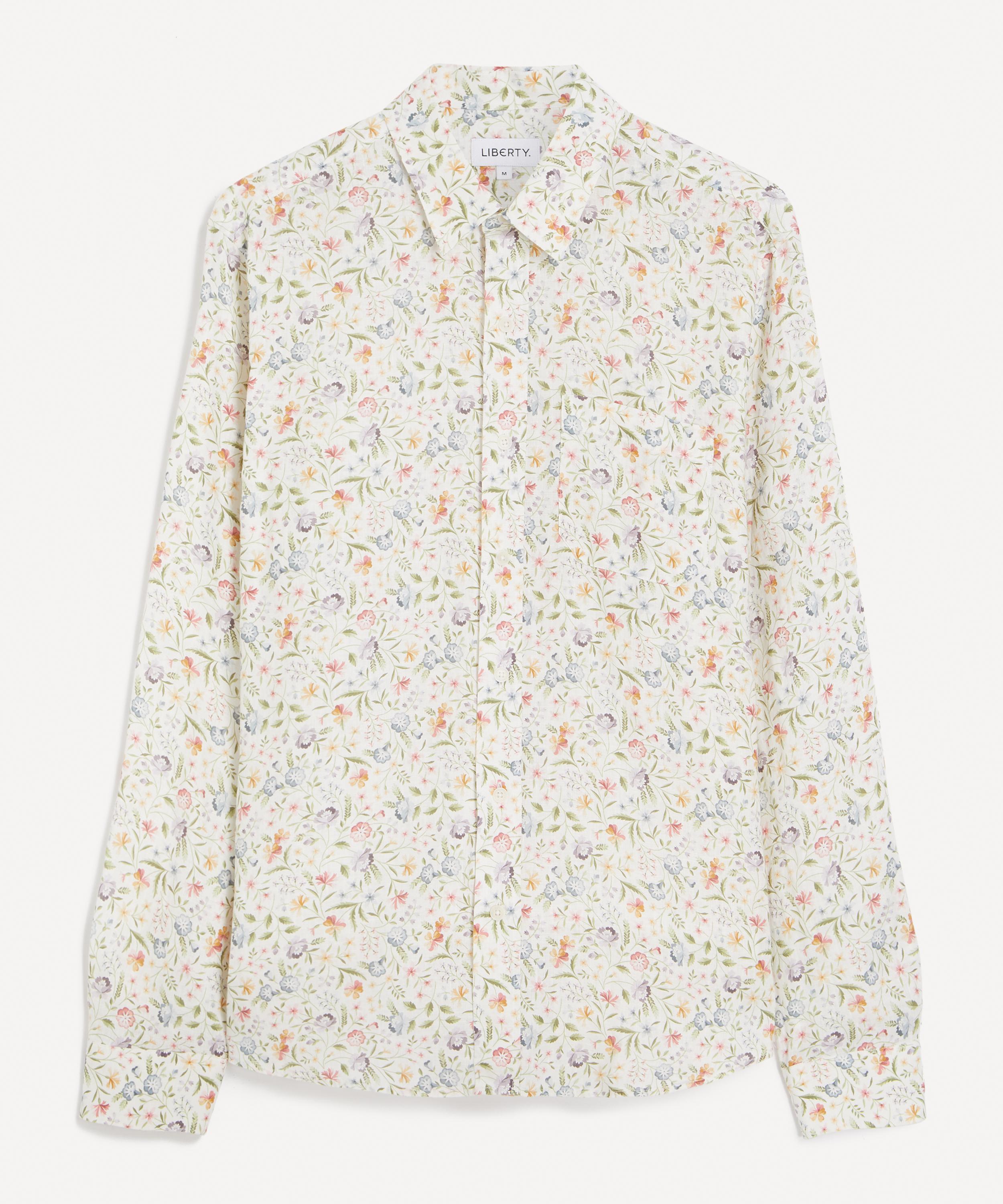 Liberty - Classic Fit Hemp Shirt in Robin Emily Blooms&nbsp;