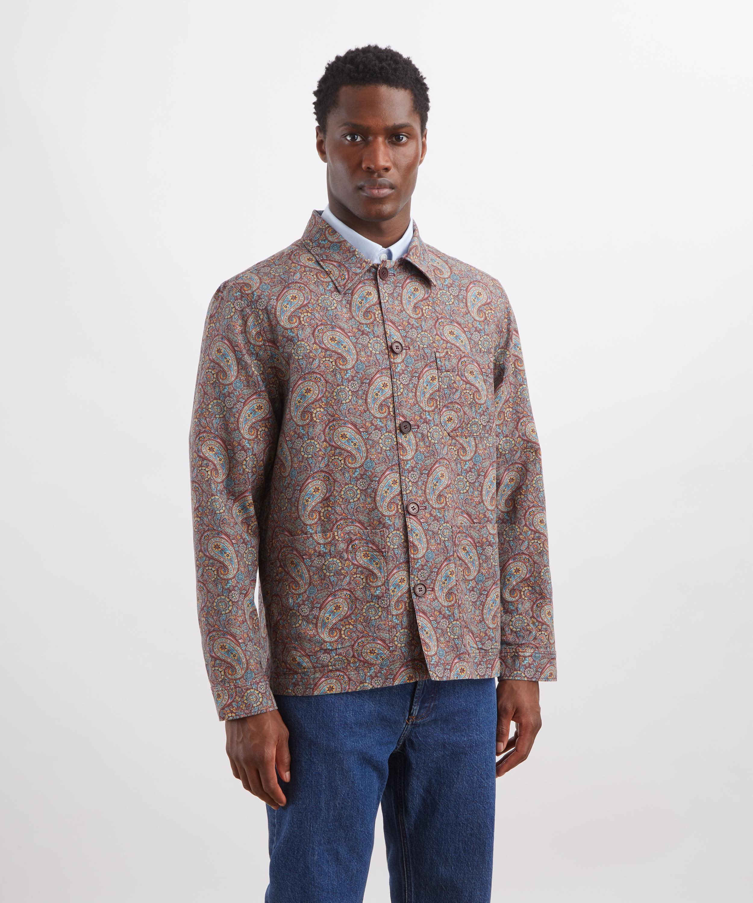 Liberty - Lee Paisley Linen Chore Jacket&nbsp; image number 2