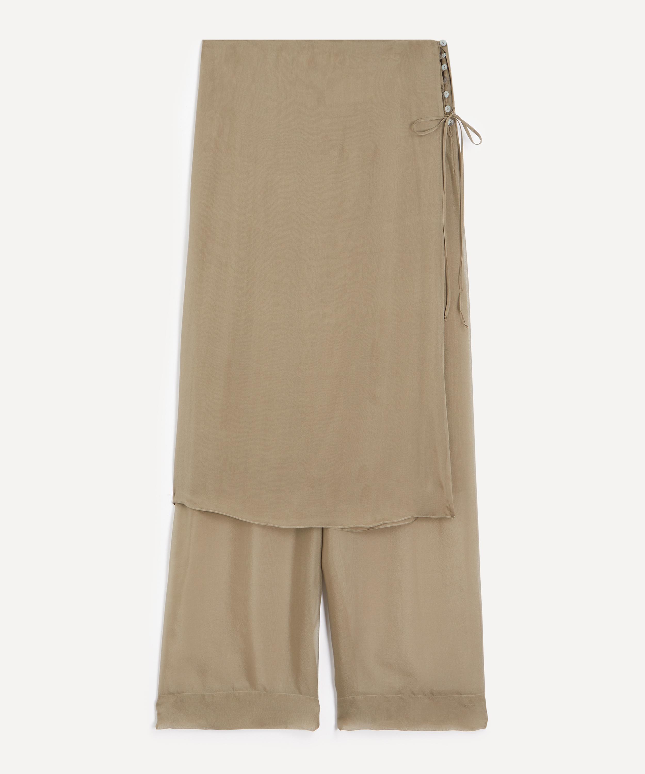 Paloma Wool - Low Archive Silk Black Trousers