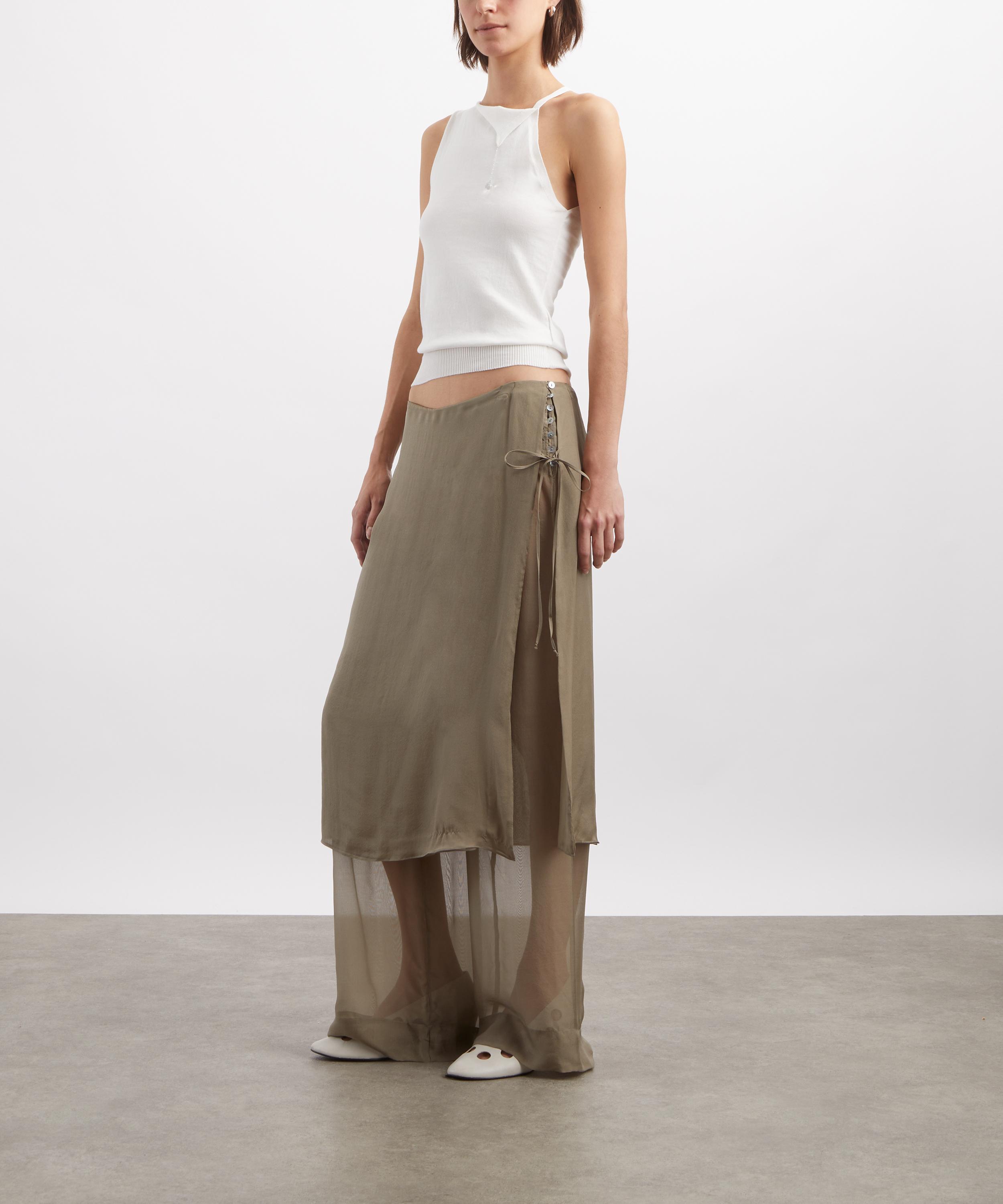 Paloma Wool - Low Archive Silk Black Trousers image number 1