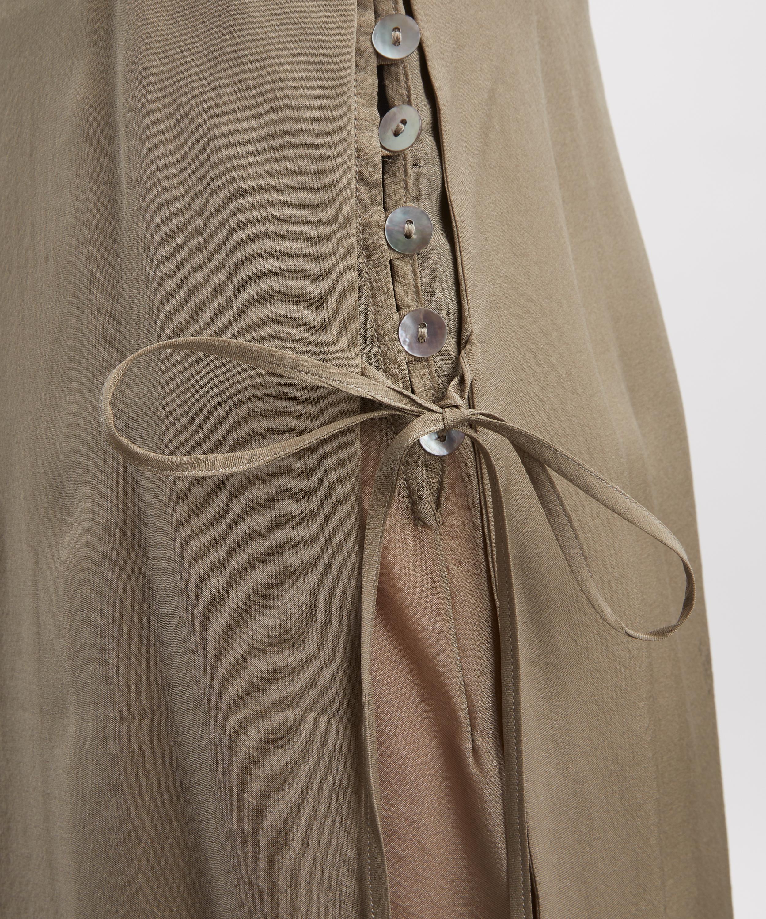 Paloma Wool - Low Archive Silk Black Trousers image number 4