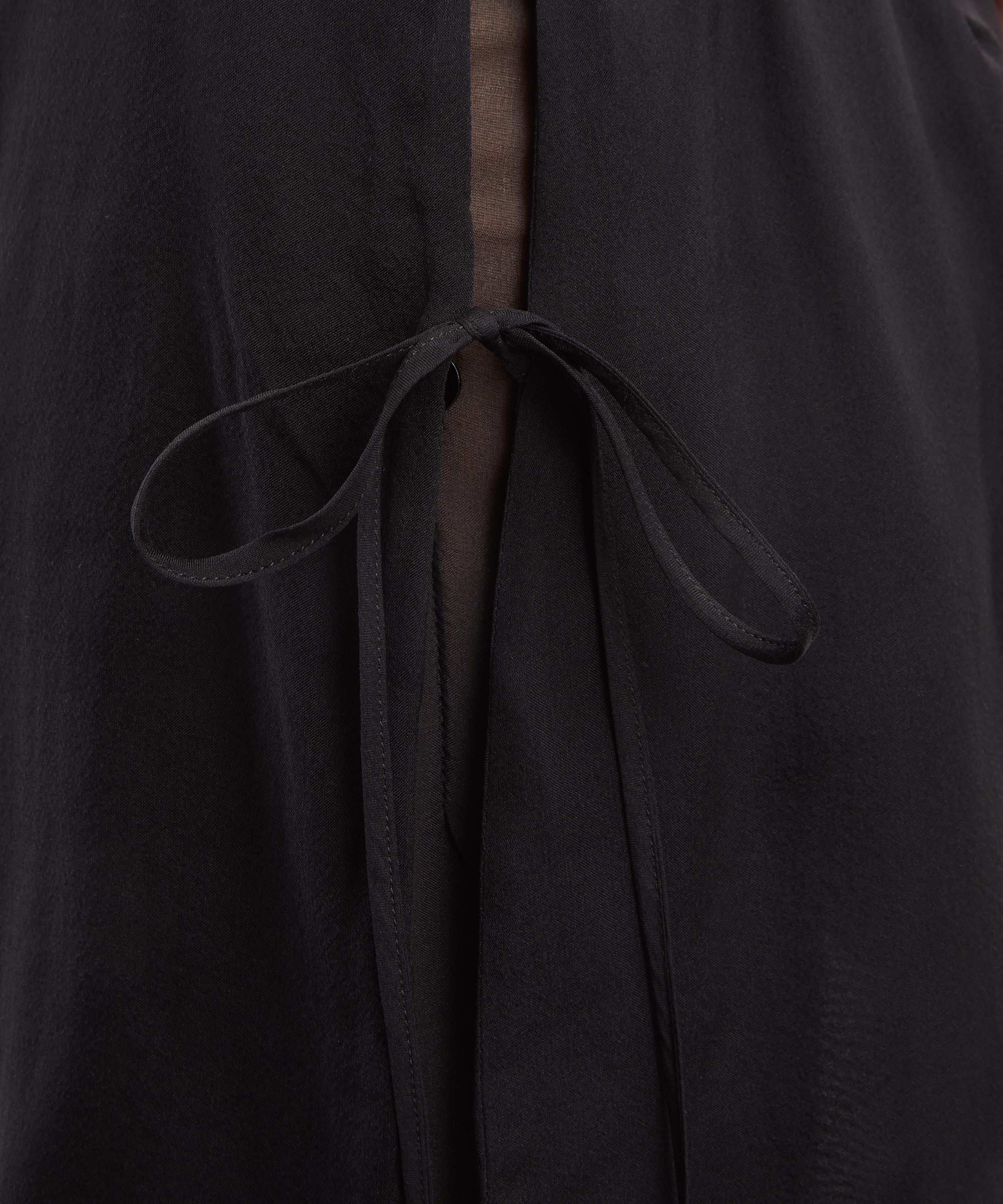 Paloma Wool - Low Archive Silk Black Trousers image number 4