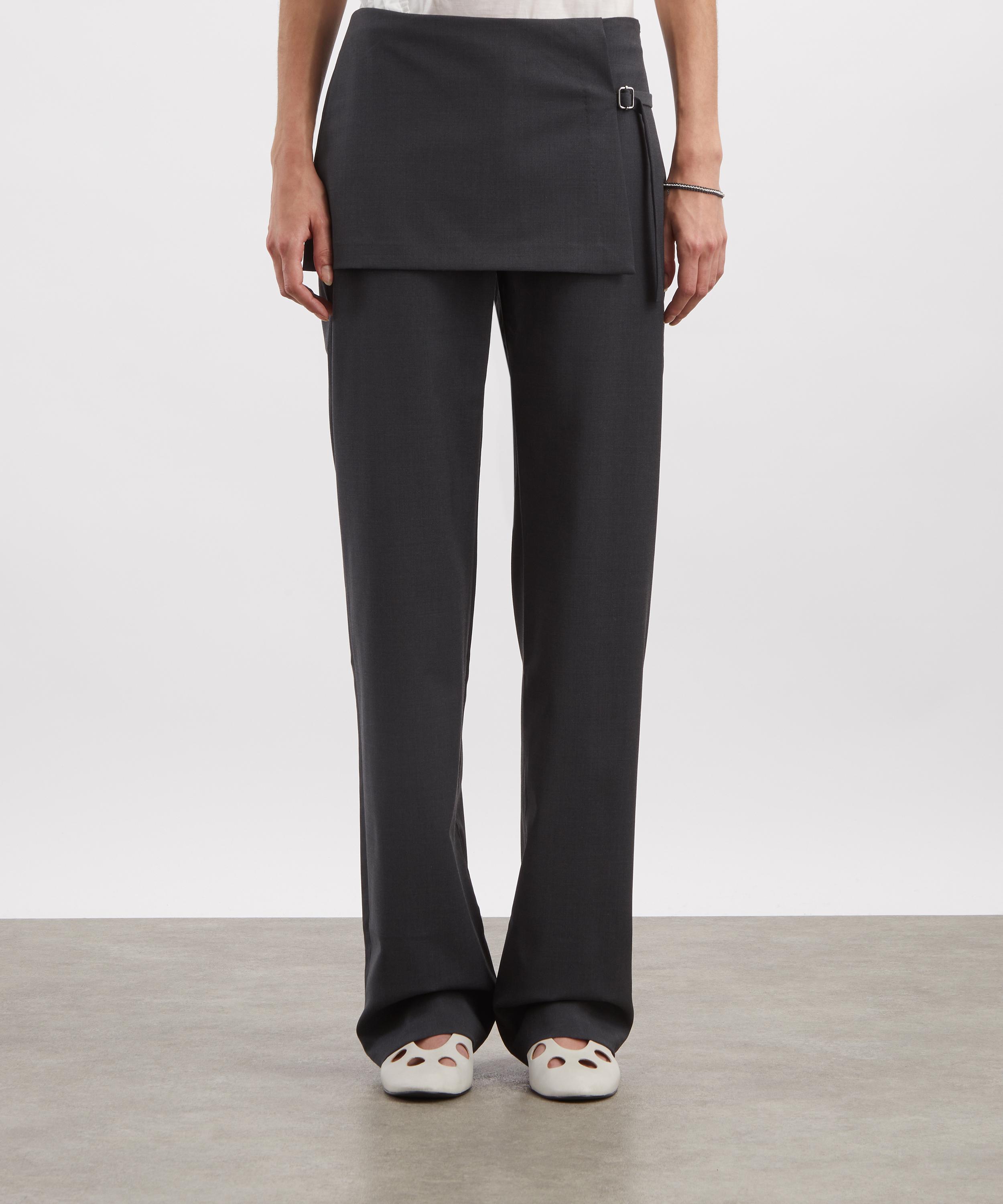 Paloma Wool - Archive Mid-Rise Overlapping Mini Skirt Trousers image number 2