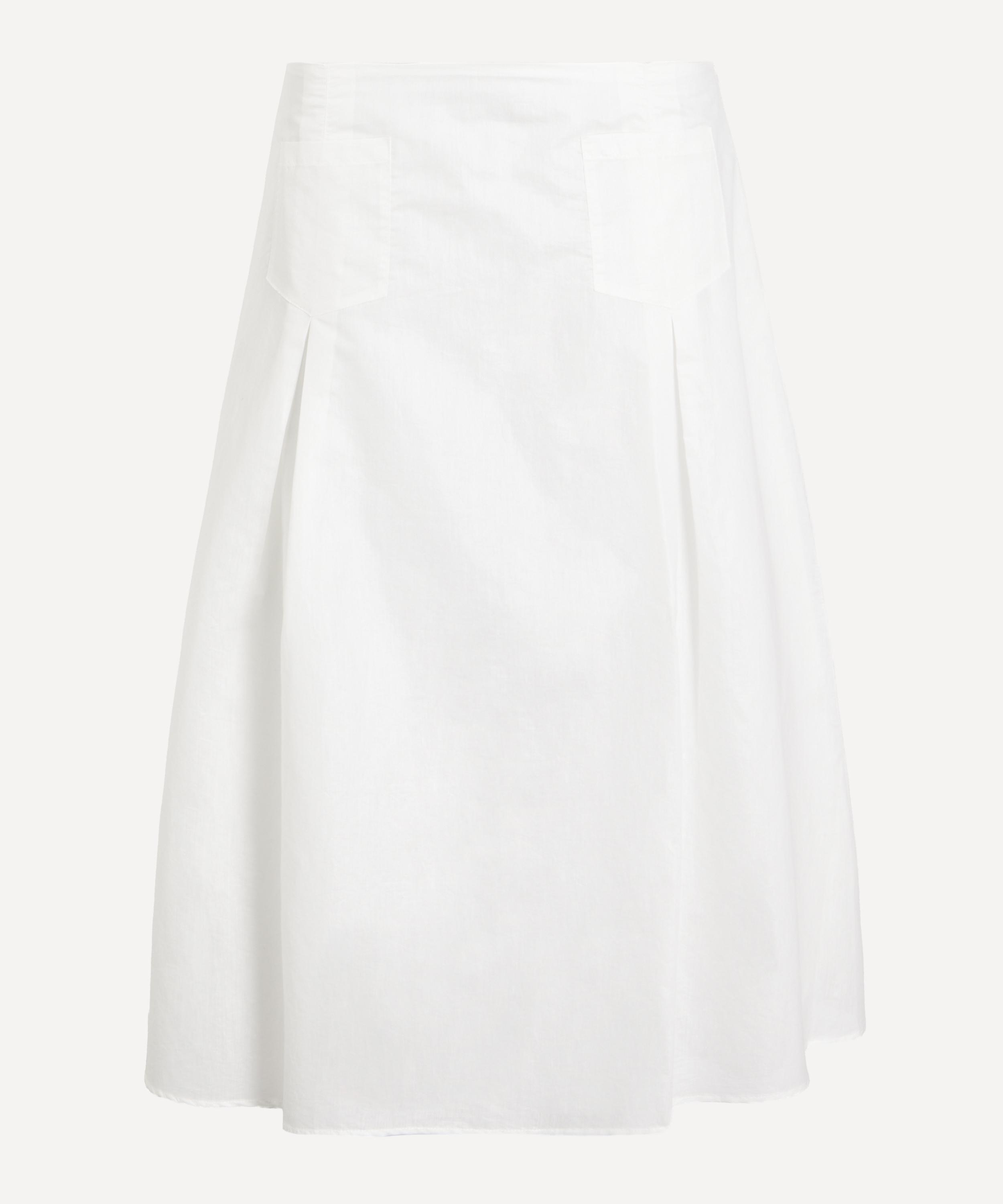 Paloma Wool - Dimi White Flared Midi Skirt