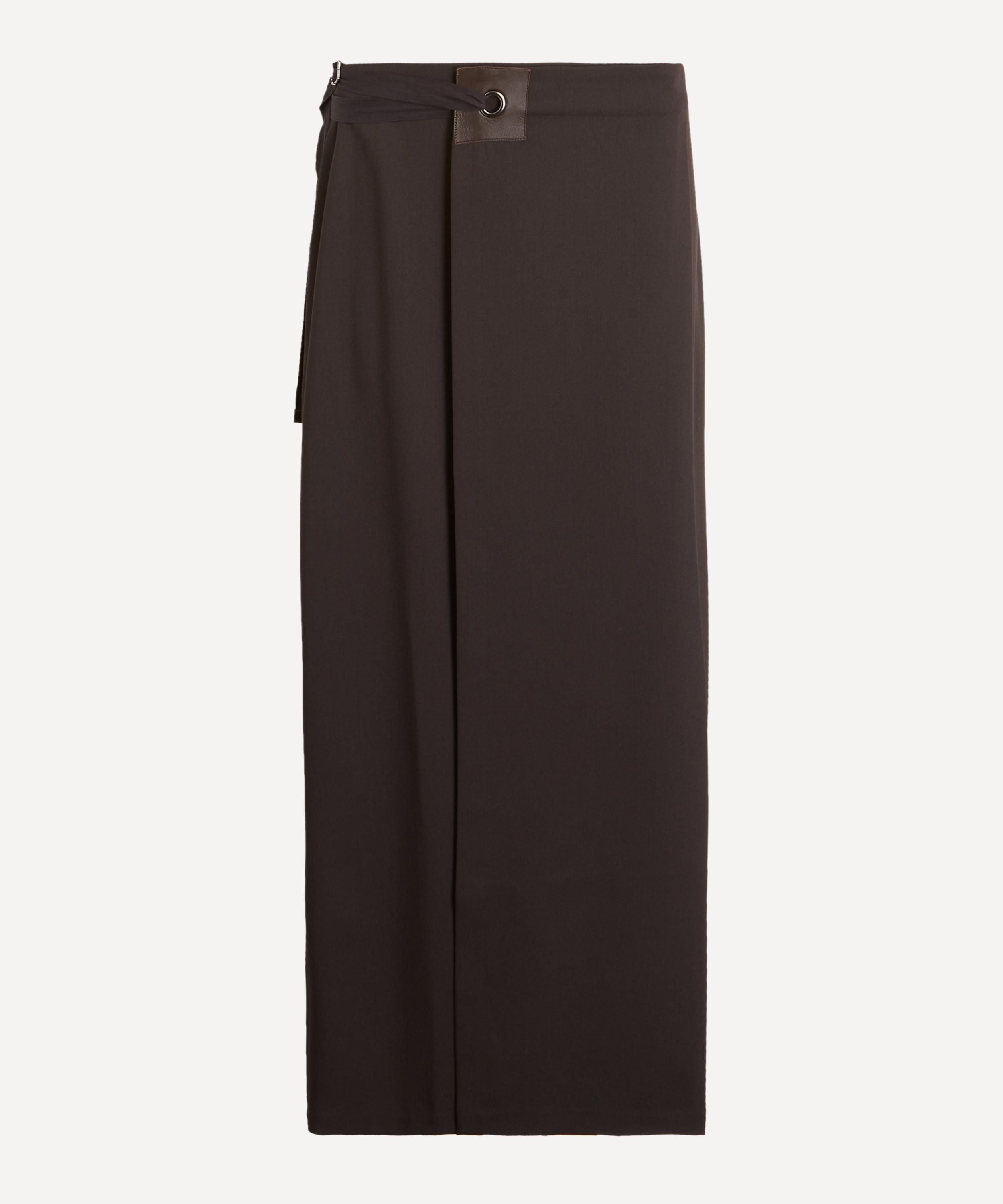 Paloma Wool - Blont Brown Long Wrap Skirt