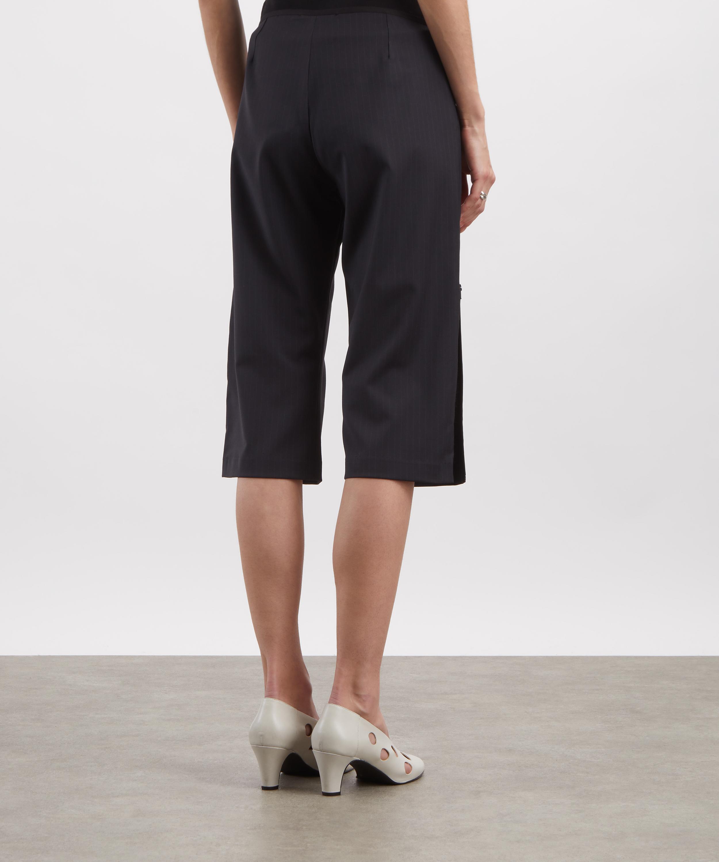 Paloma Wool - Lumieti Dark Grey Pinstripe Capri Trousers image number 3