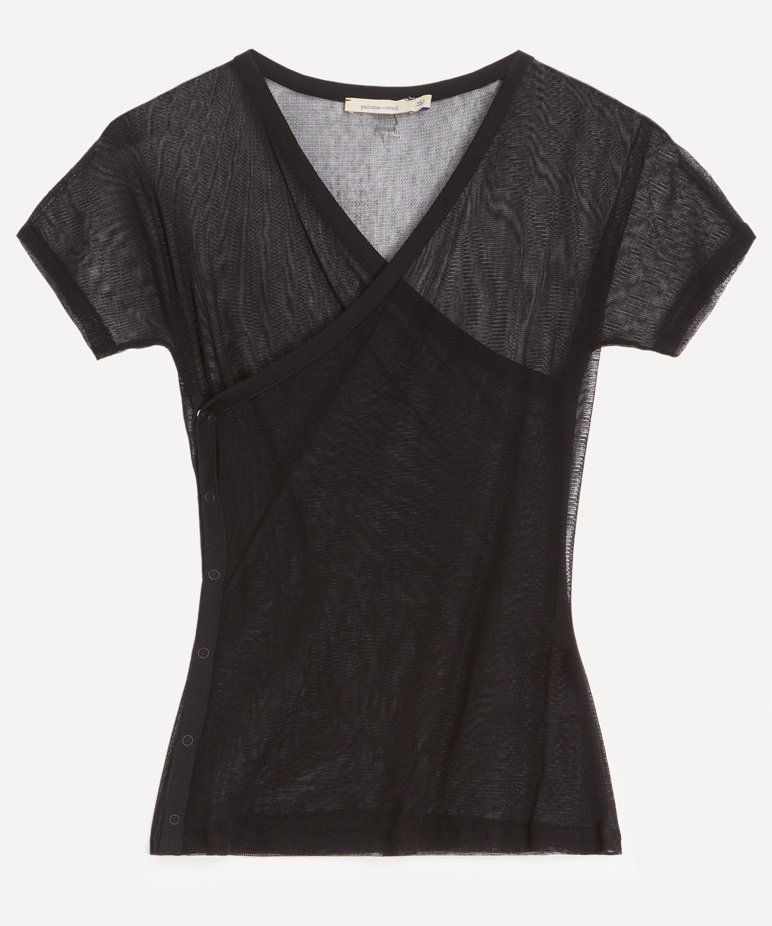 Paloma Wool - Olimpia Mesh Crossed Raglan Top