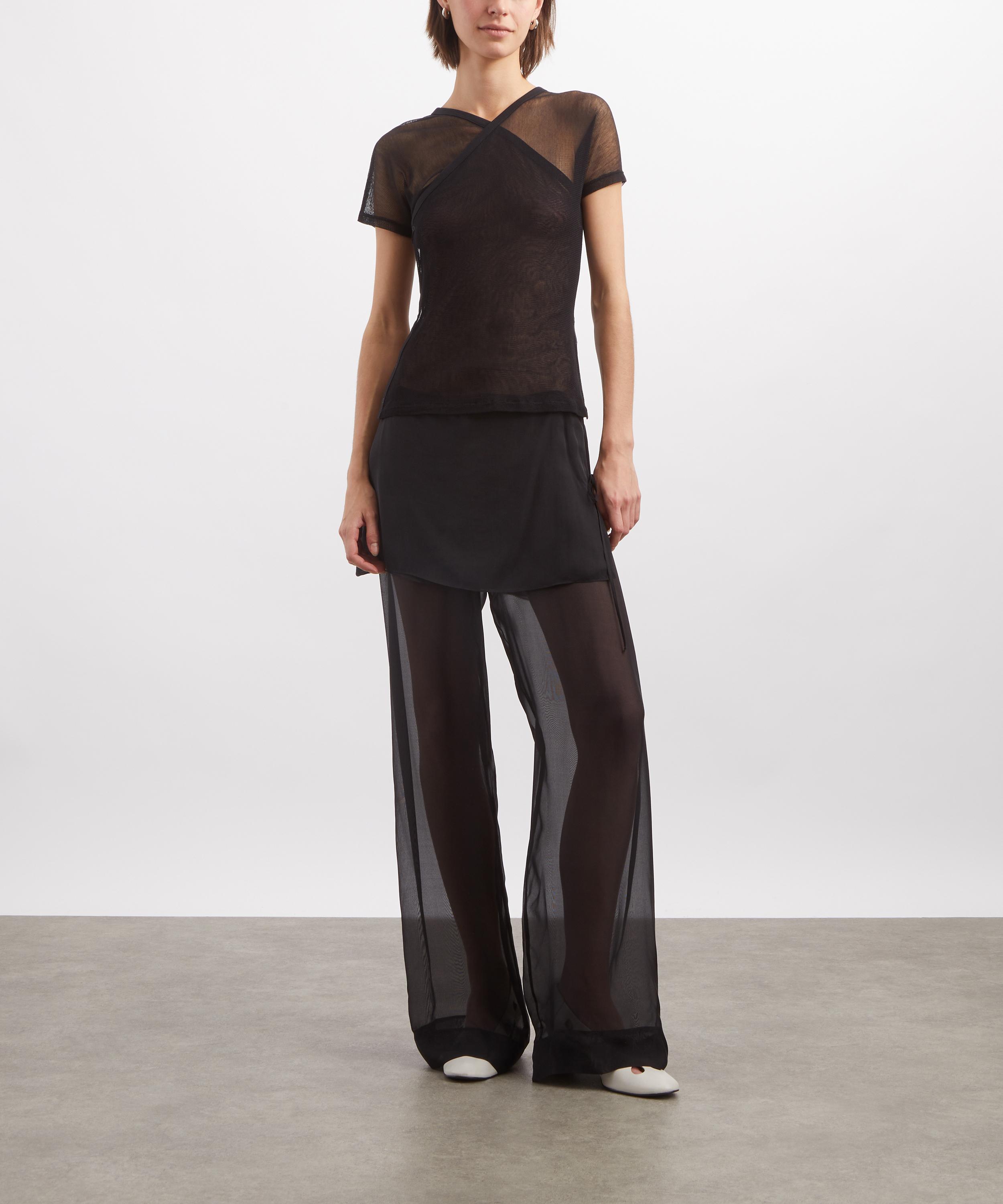 Paloma Wool - Olimpia Mesh Crossed Raglan Top image number 1